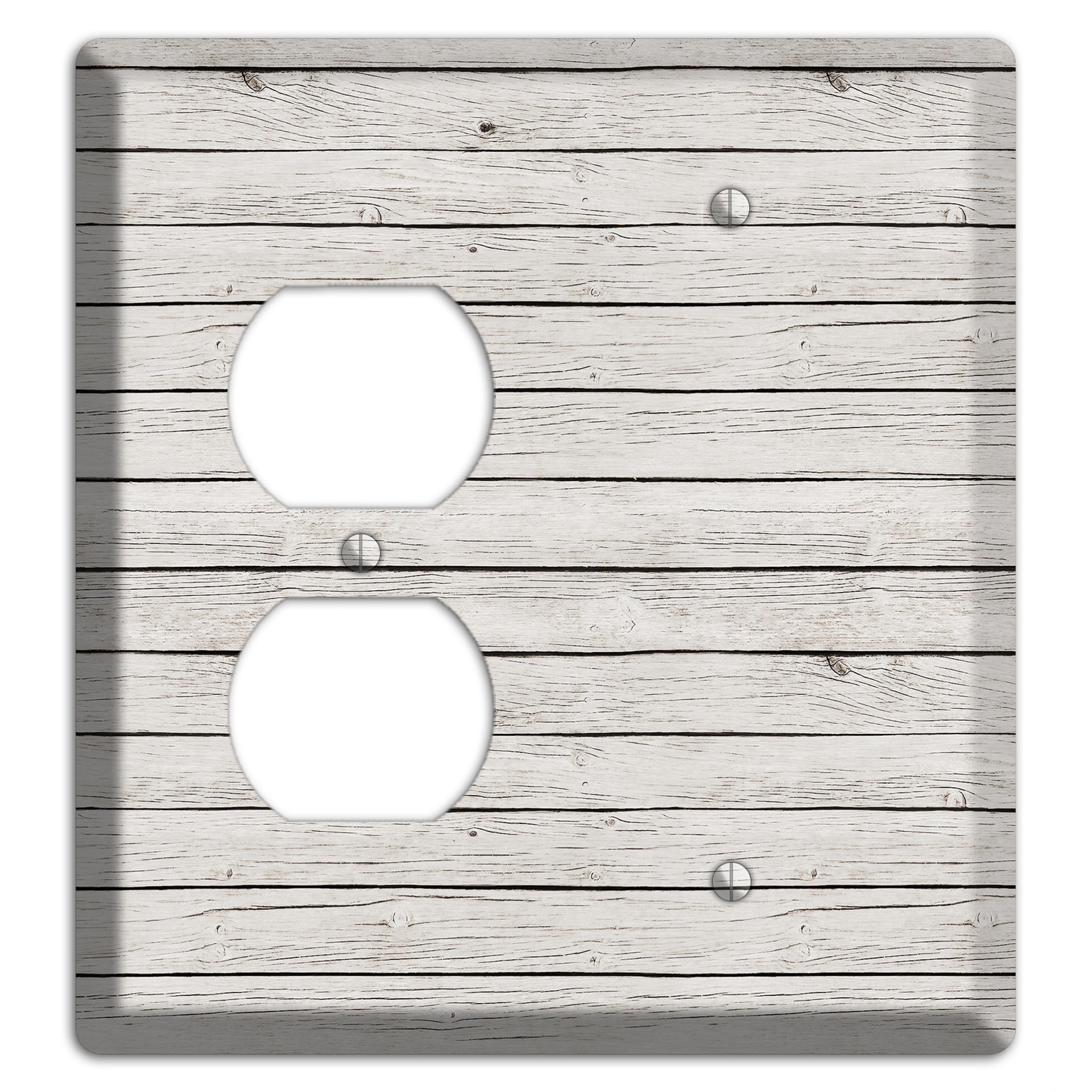 Cloudy Antique Duplex / Blank Wallplate