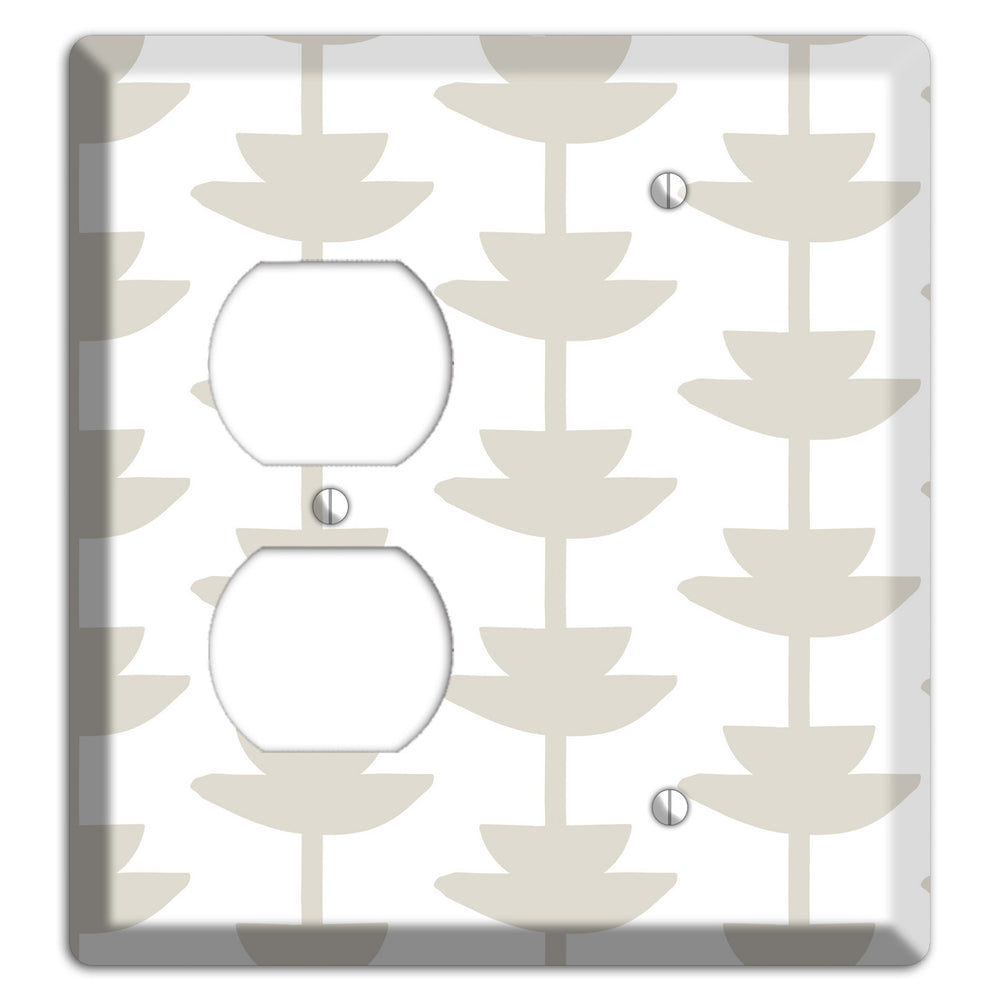 Simple Scandanavian Style P Duplex / Blank Wallplate