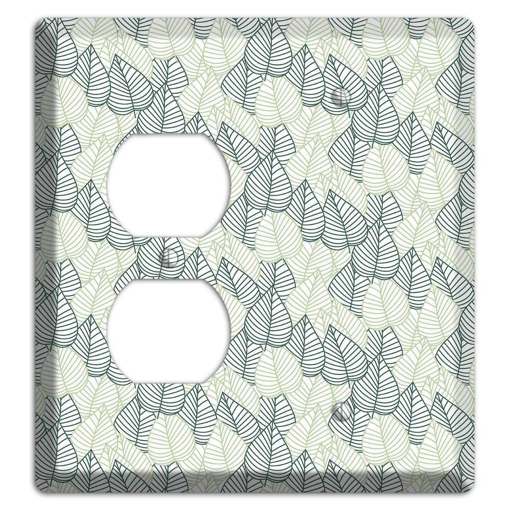 Leaves Style N Duplex / Blank Wallplate