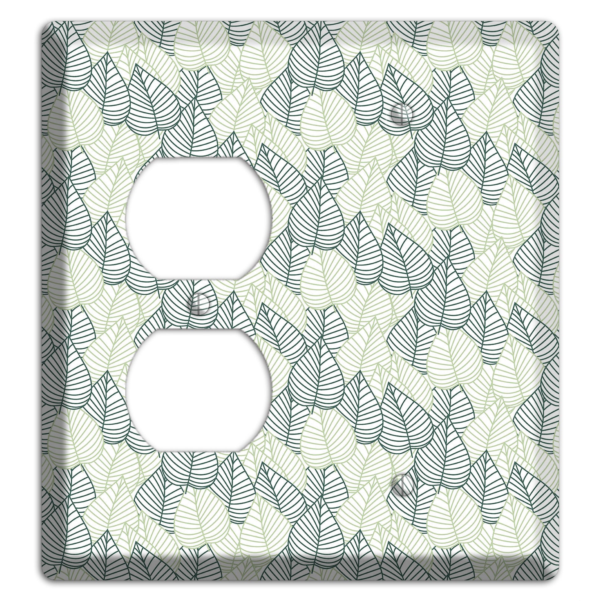 Leaves Style N Duplex / Blank Wallplate