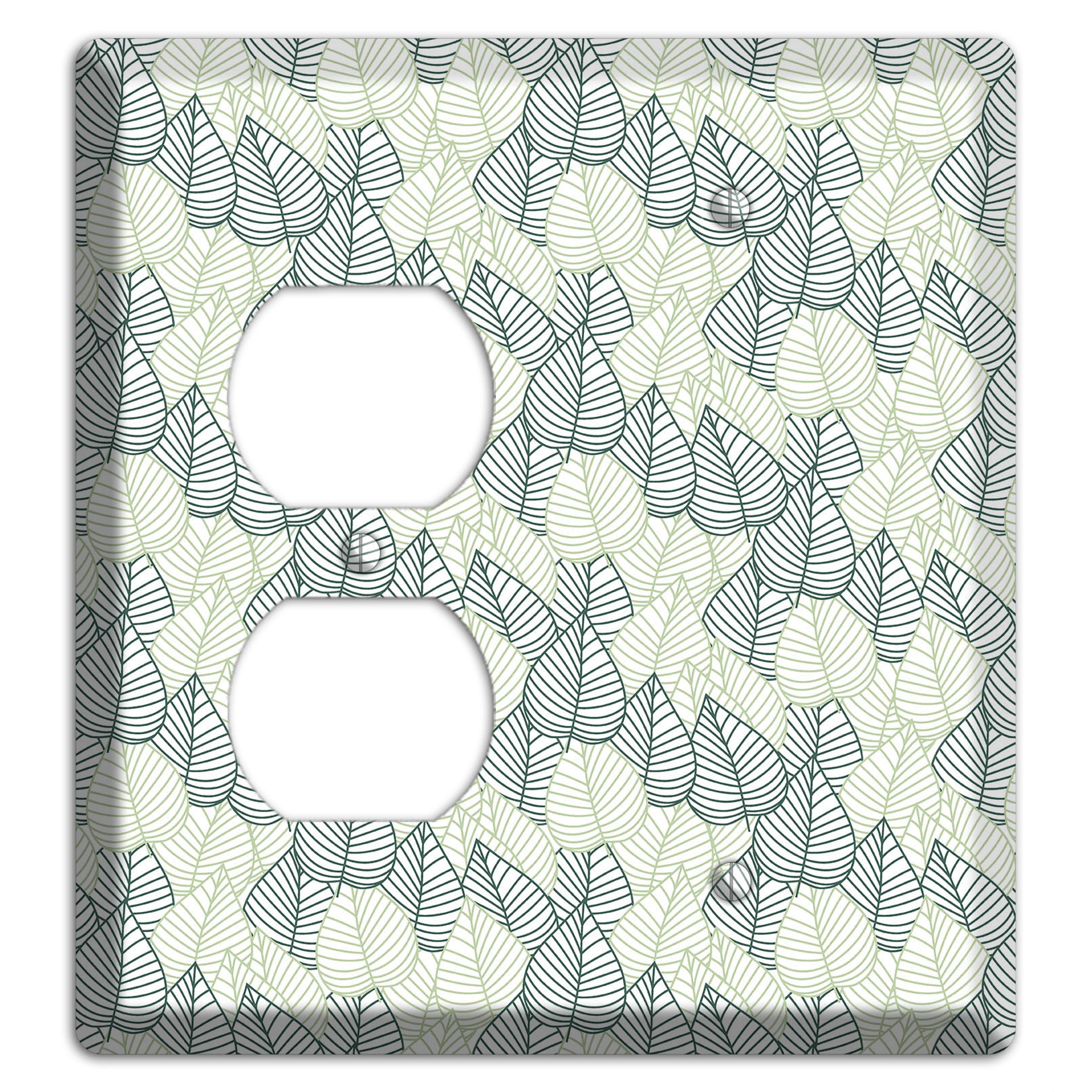 Leaves Style N Duplex / Blank Wallplate