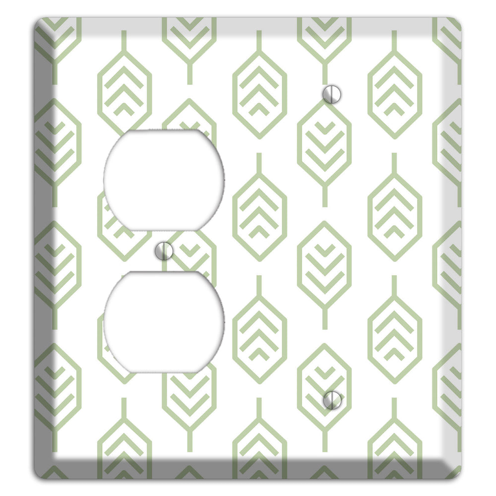 Leaves Style S Duplex / Blank Wallplate