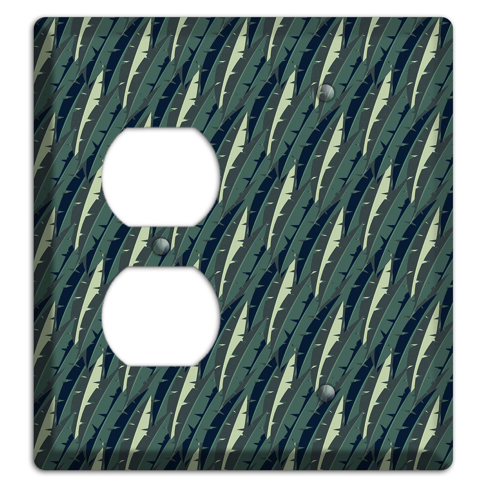 Leaves Style M Duplex / Blank Wallplate