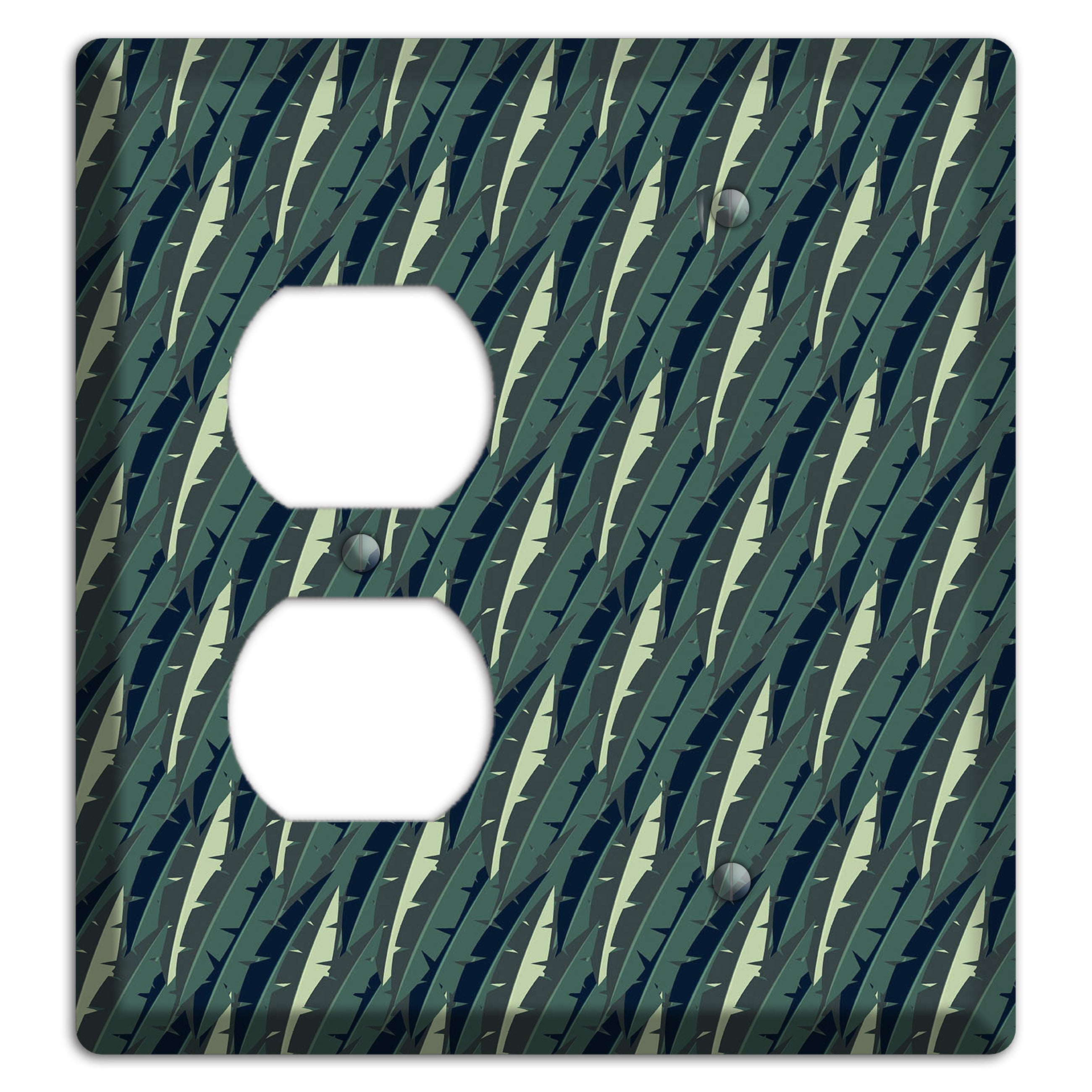 Leaves Style M Duplex / Blank Wallplate