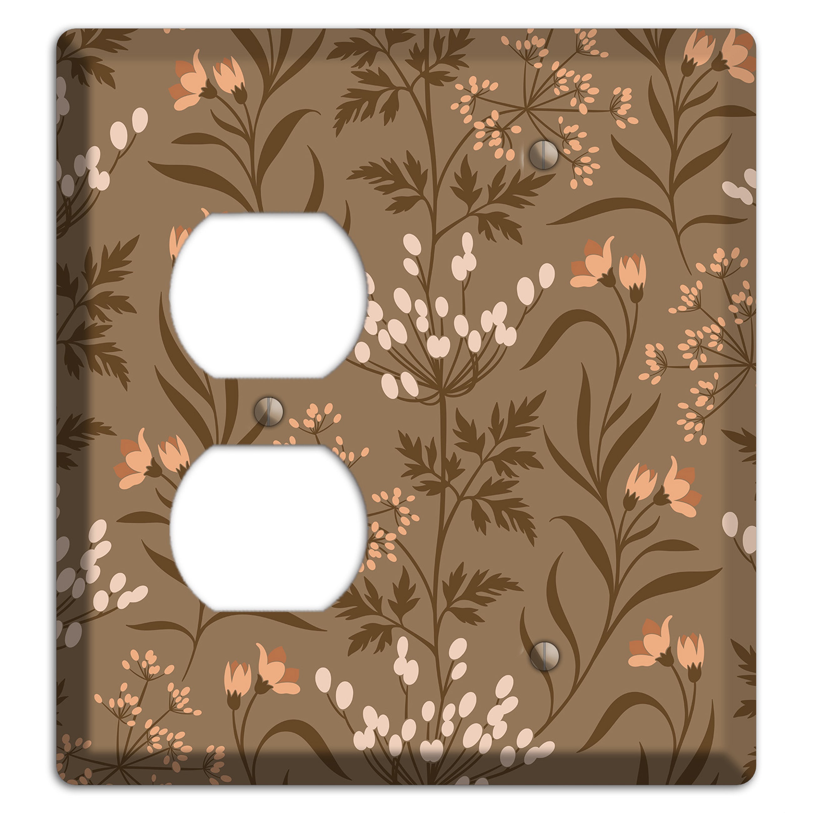 Fall Floral 2 Duplex / Blank Wallplate