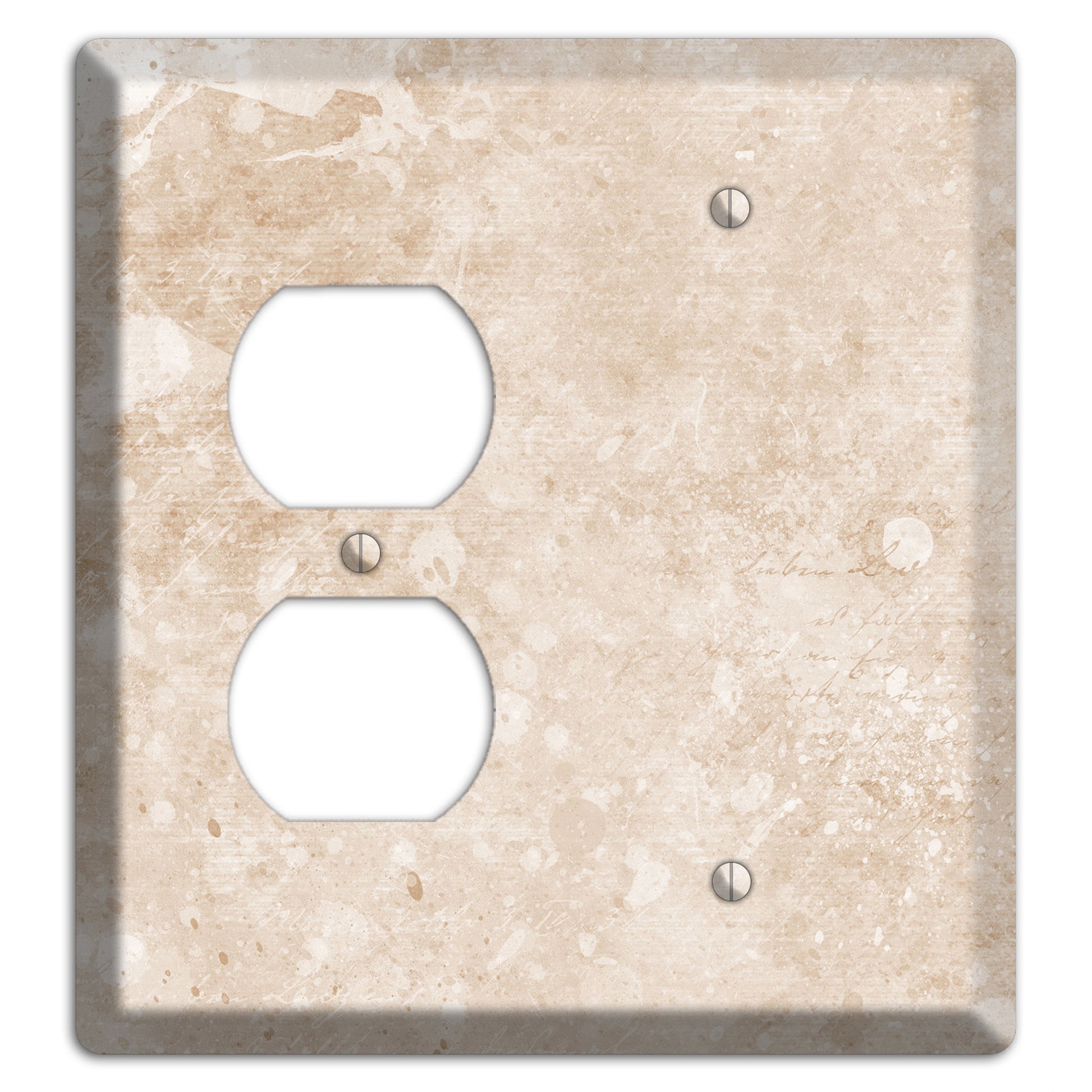 Logan Whimsical Damask Duplex / Blank Wallplate