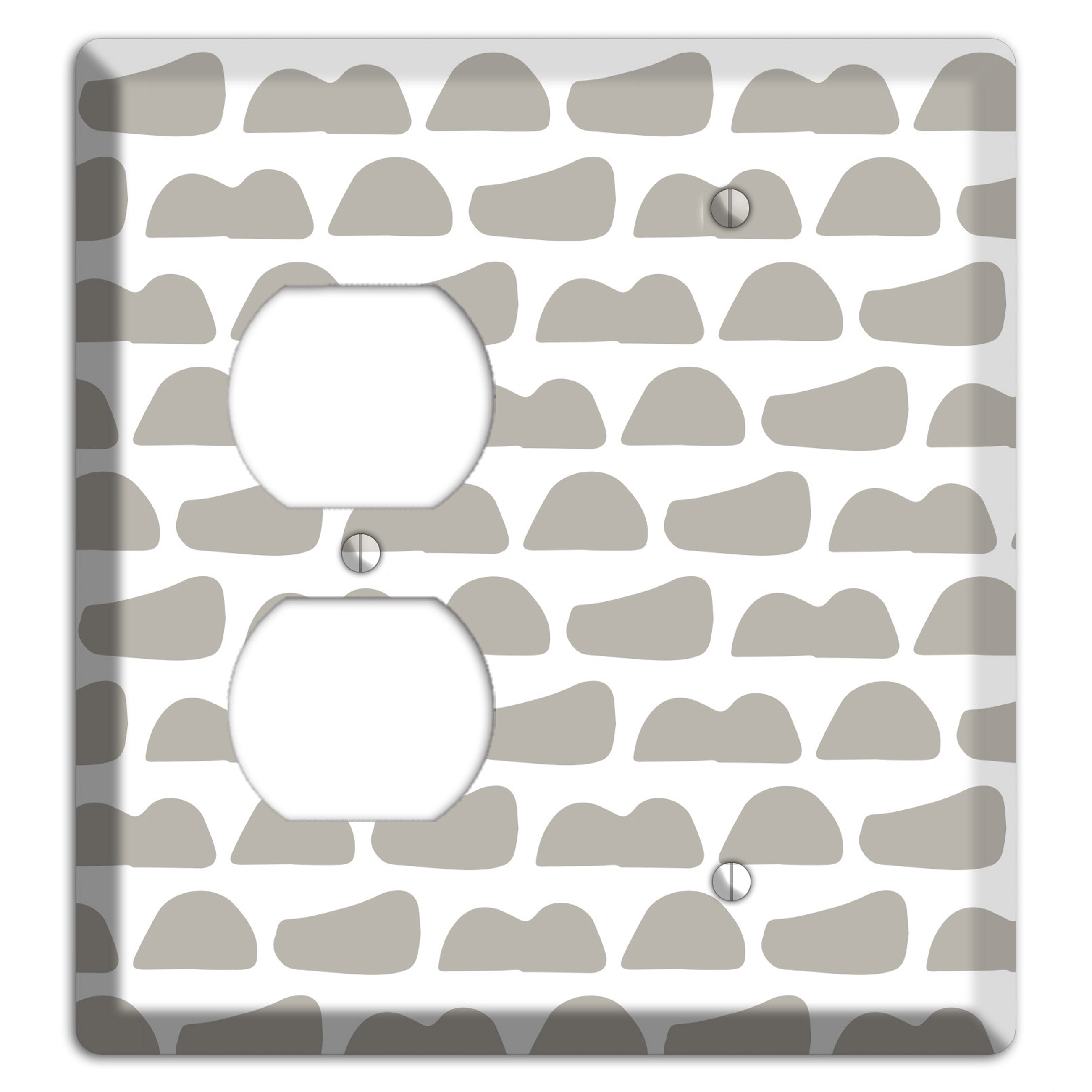 Simple Scandanavian Style Y Duplex / Blank Wallplate