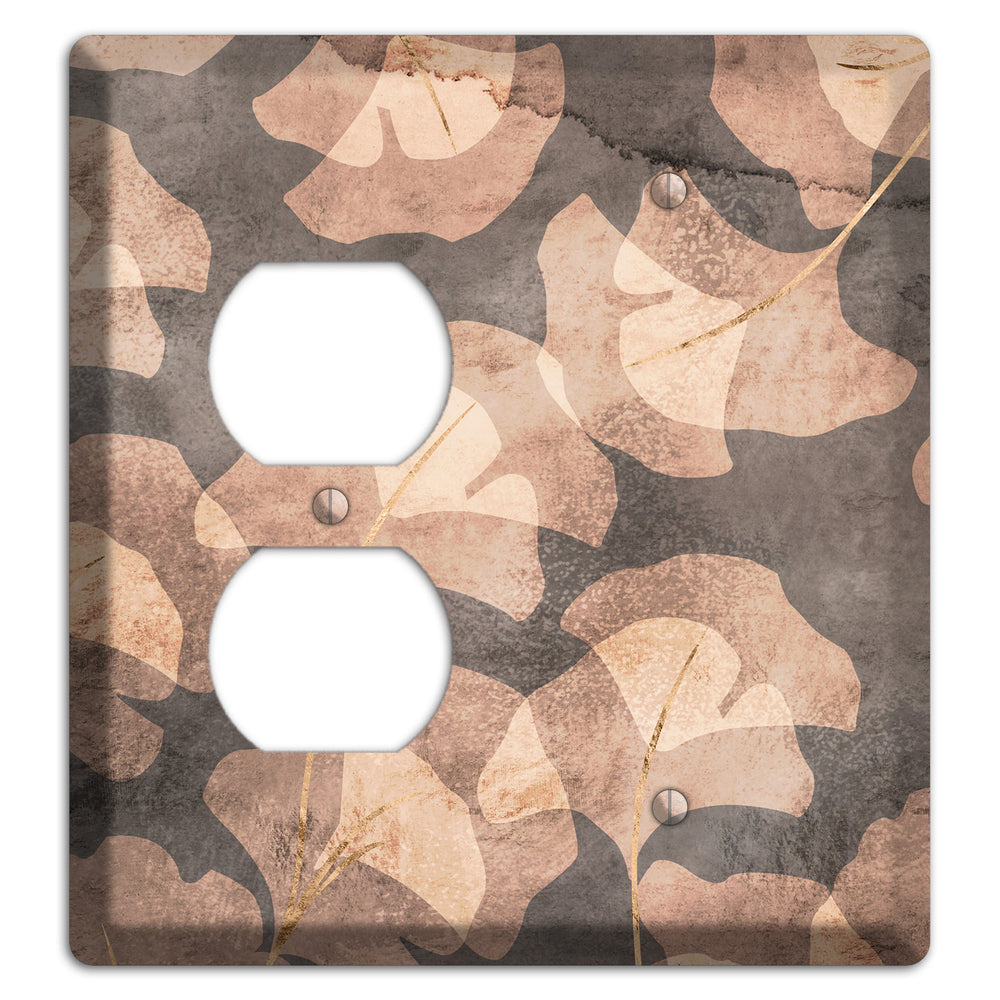 Watercolor Ginkgo Duplex / Blank Wallplate