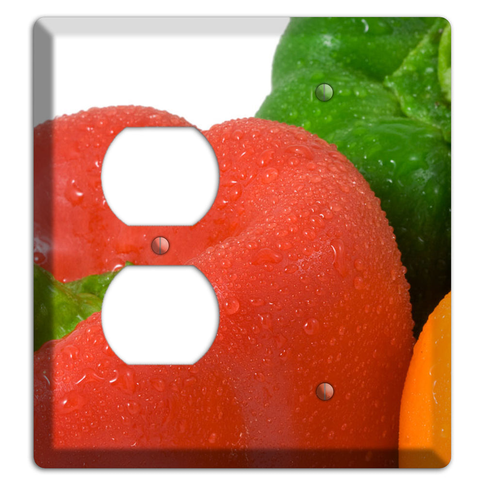 Peppers Duplex / Blank Wallplate