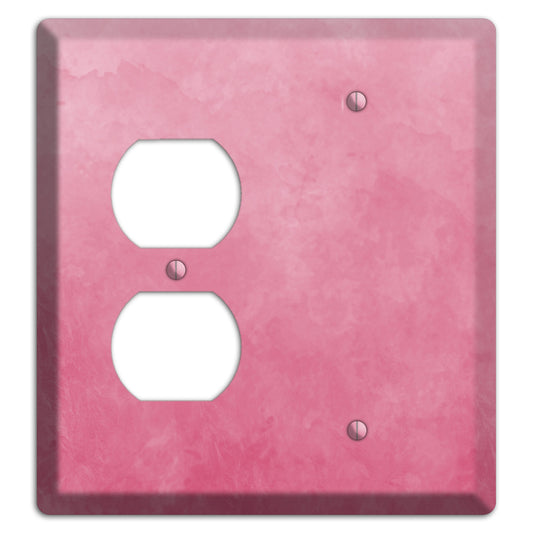 Pink Ombre Duplex / Blank Wallplate