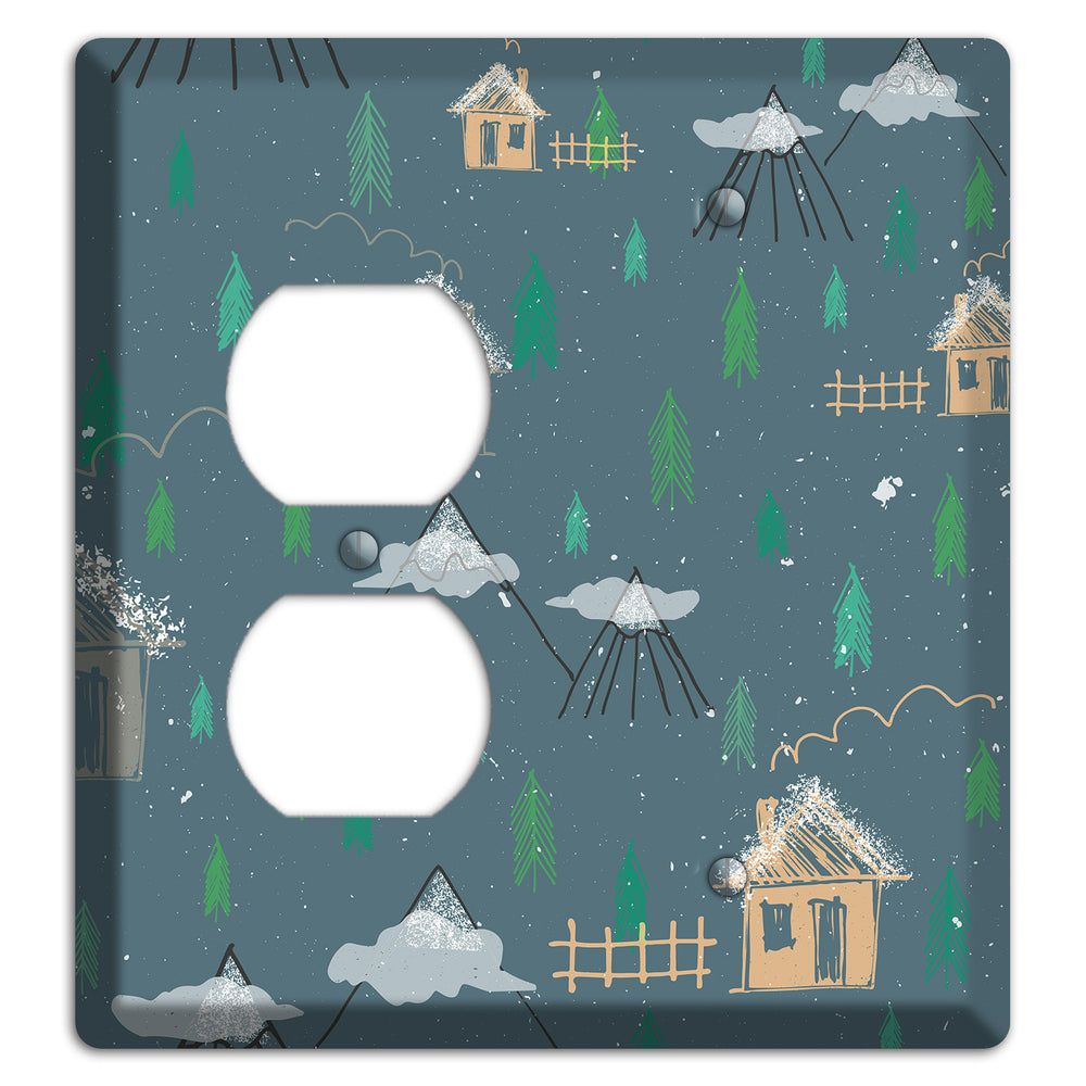 Wildlife Neighborhoods 1 Duplex / Blank Wallplate
