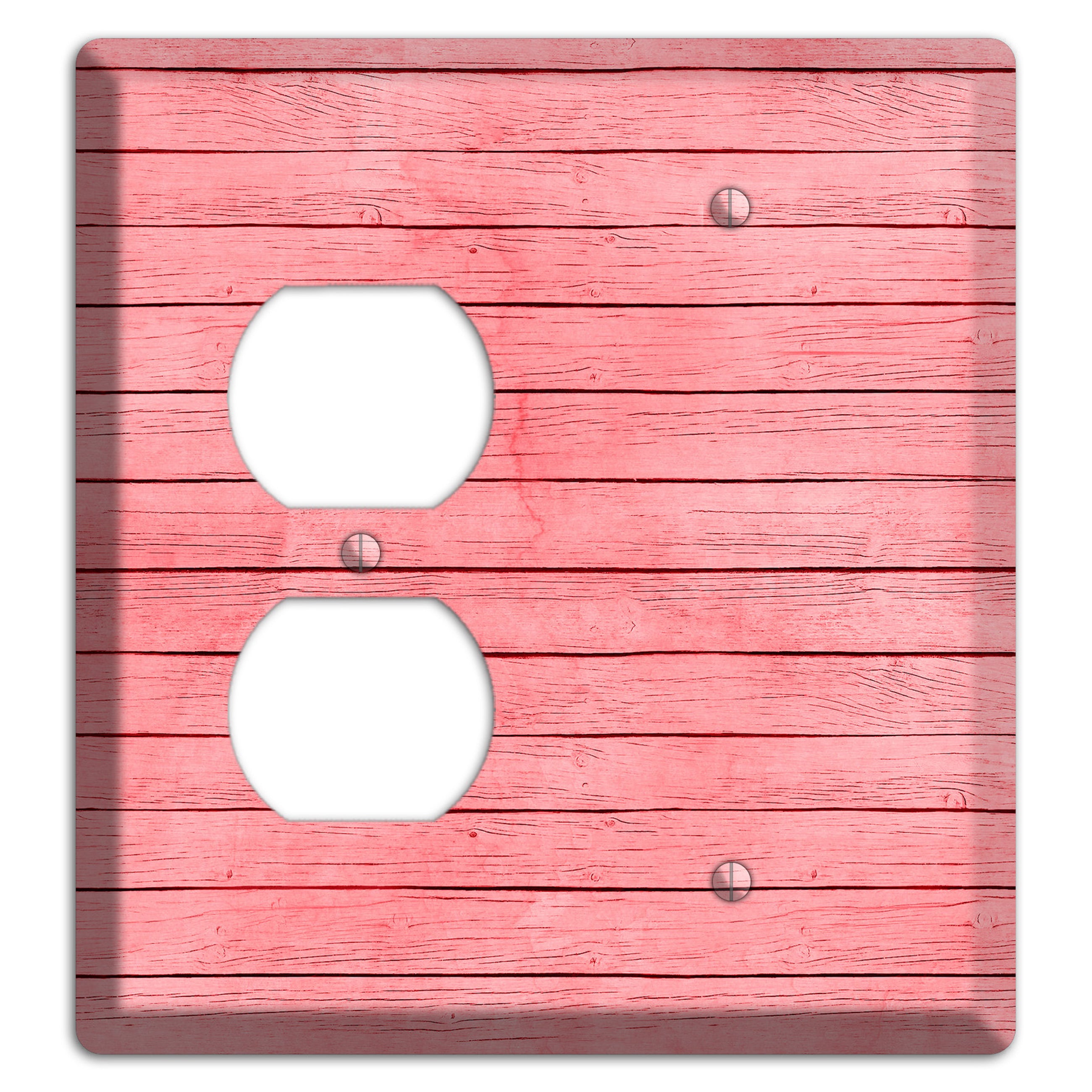 Sea Pink Soft Coral Duplex / Blank Wallplate