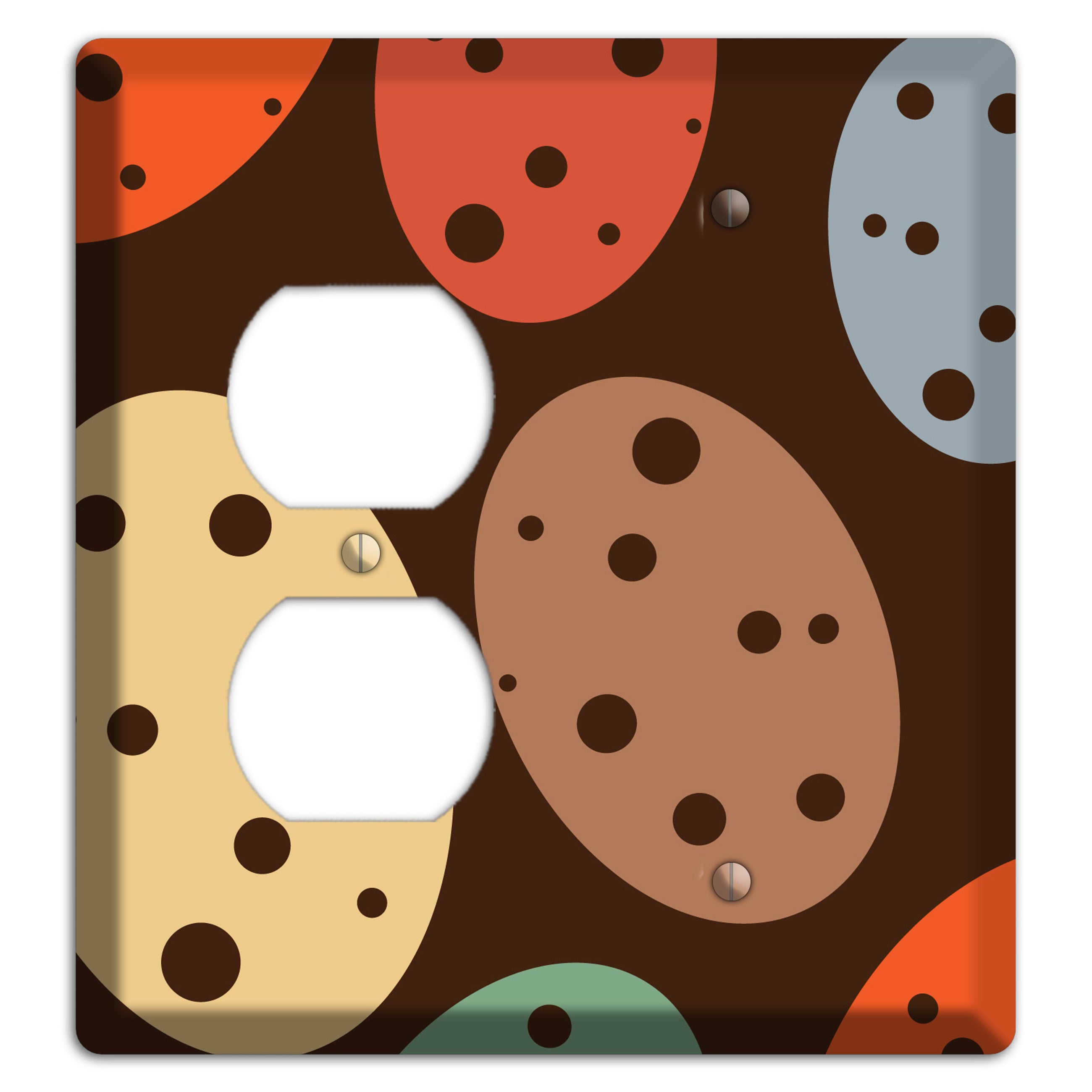 Brown Eggs Duplex / Blank Wallplate