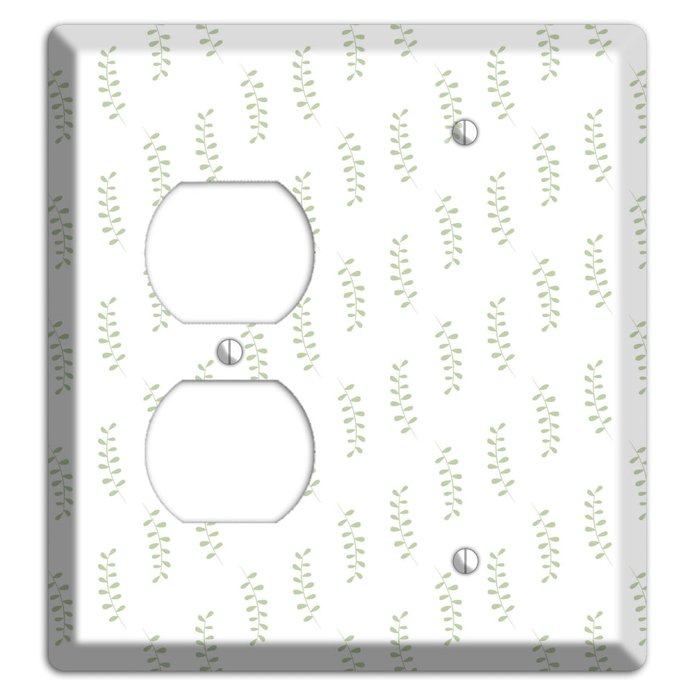 Leaves Style AA Duplex / Blank Wallplate
