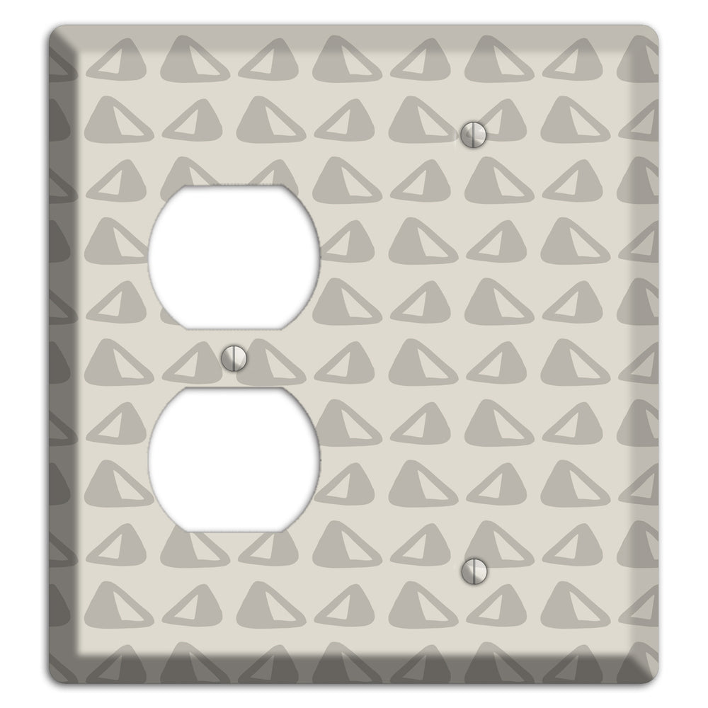 Simple Scandanavian Style NN Duplex / Blank Wallplate