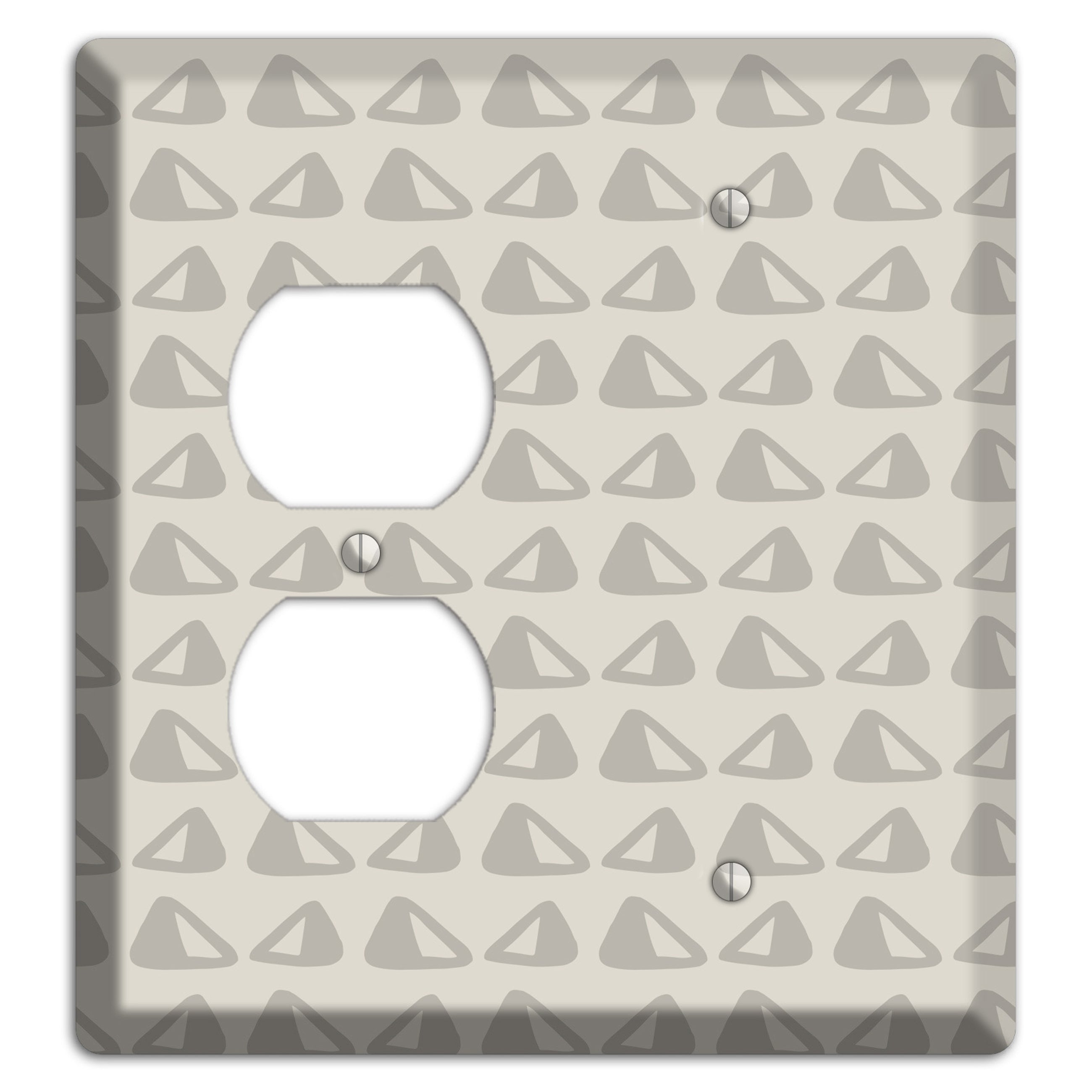 Simple Scandanavian Style NN Duplex / Blank Wallplate