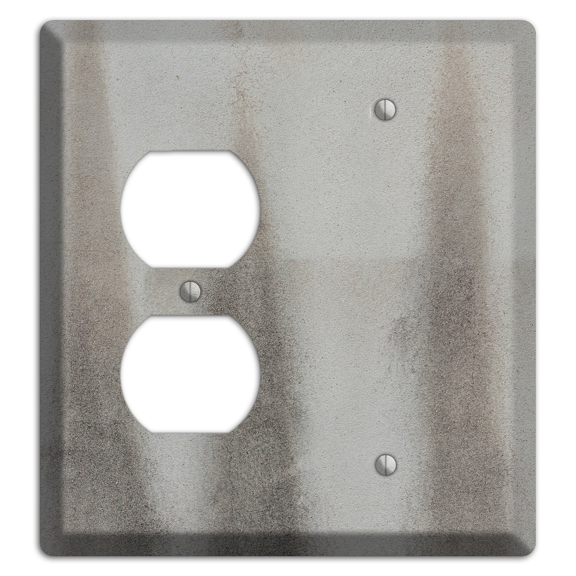 Old Concrete 17 Duplex / Blank Wallplate