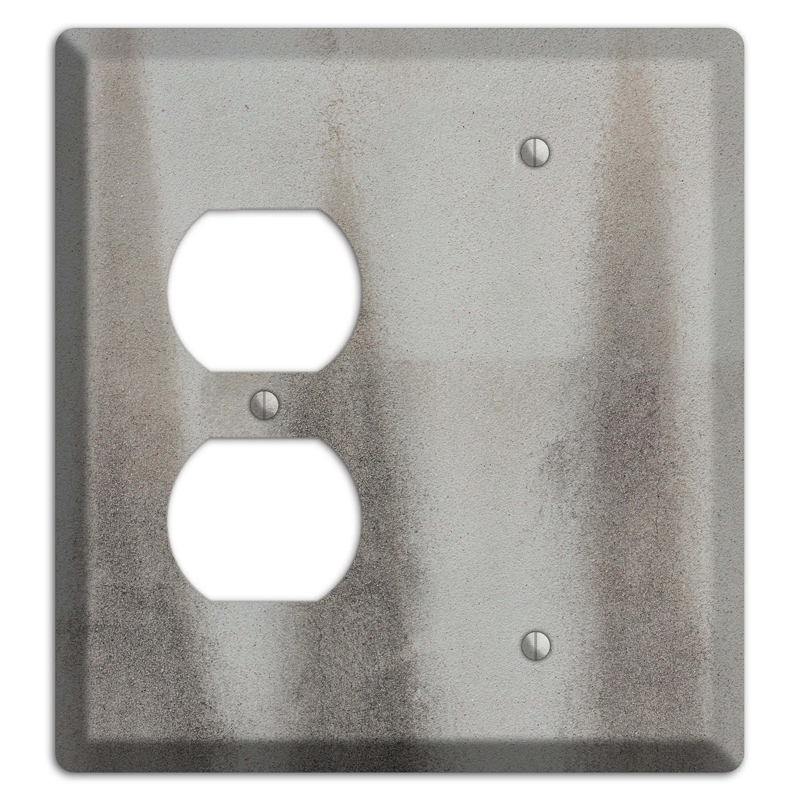 Old Concrete 17 Duplex / Blank Wallplate