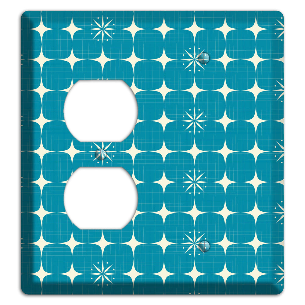 Blue Atomic Duplex / Blank Wallplate
