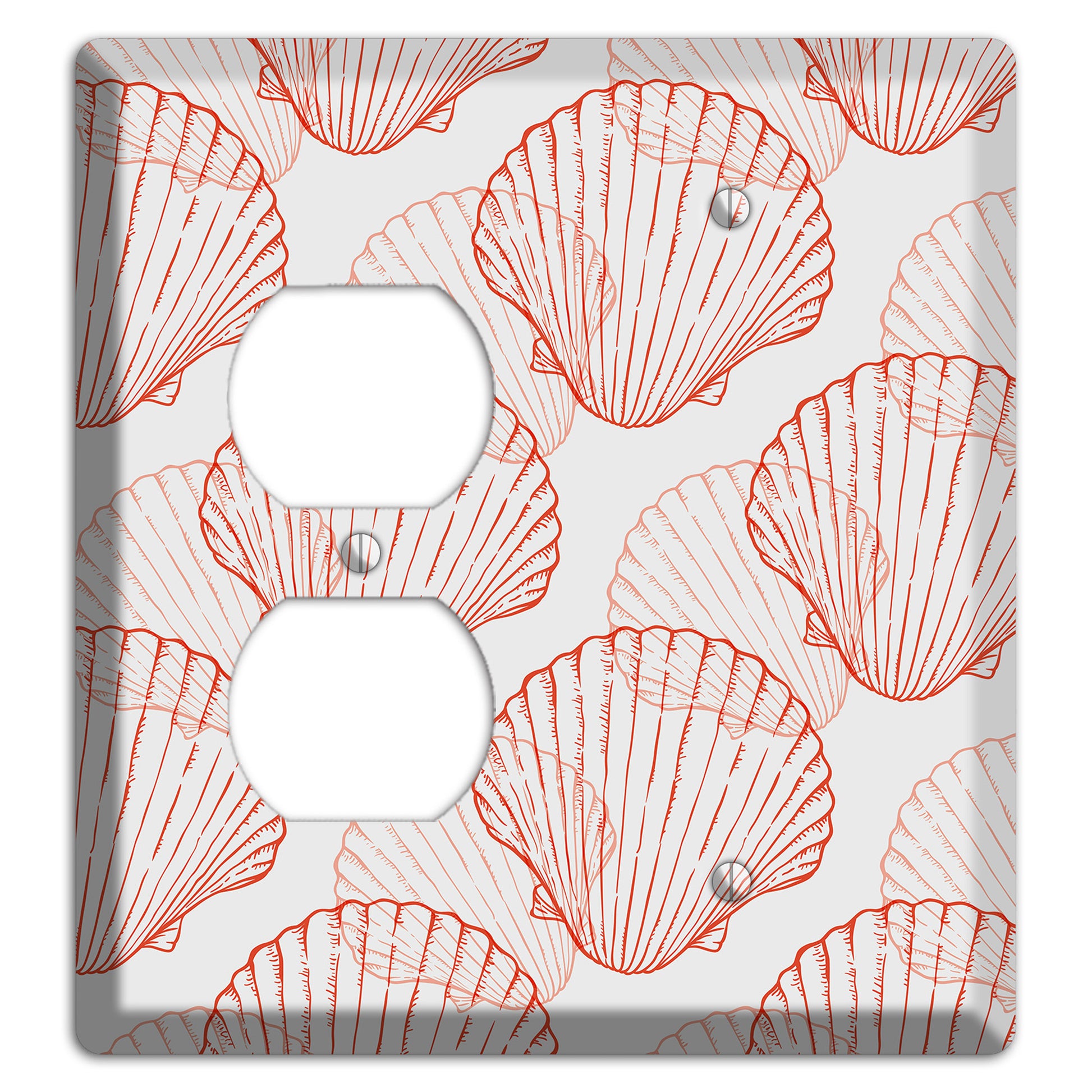 Shells 5 Duplex / Blank Wallplate