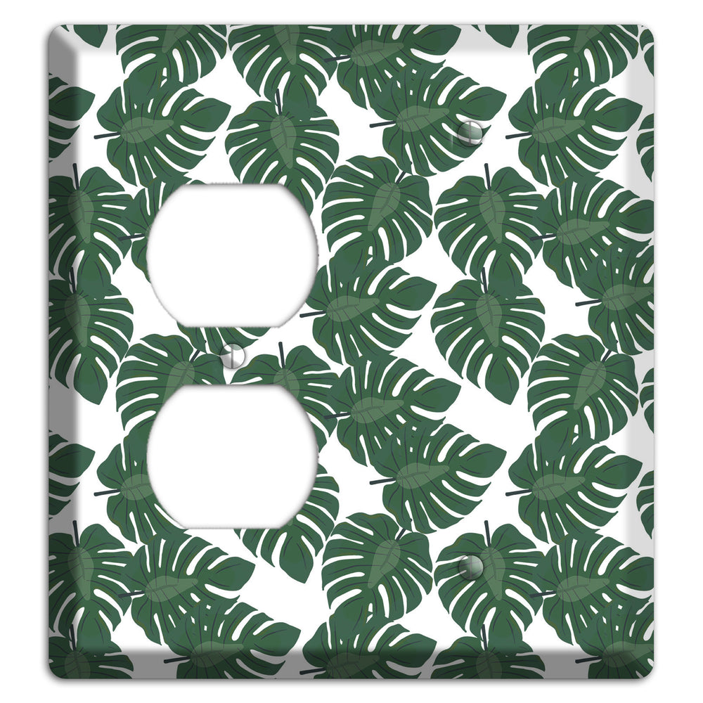 Leaves Style EE Duplex / Blank Wallplate