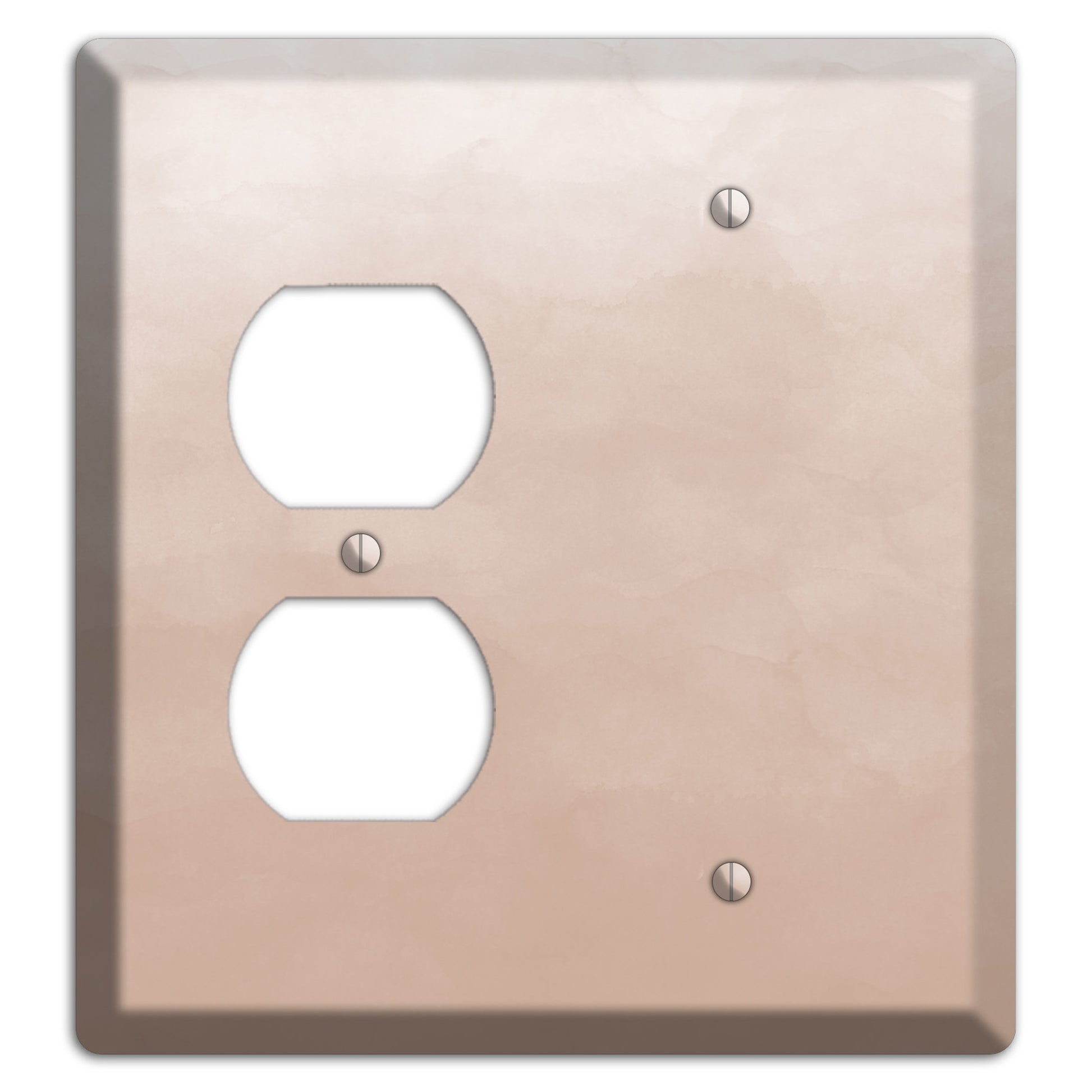 Beige Ombre Duplex / Blank Wallplate