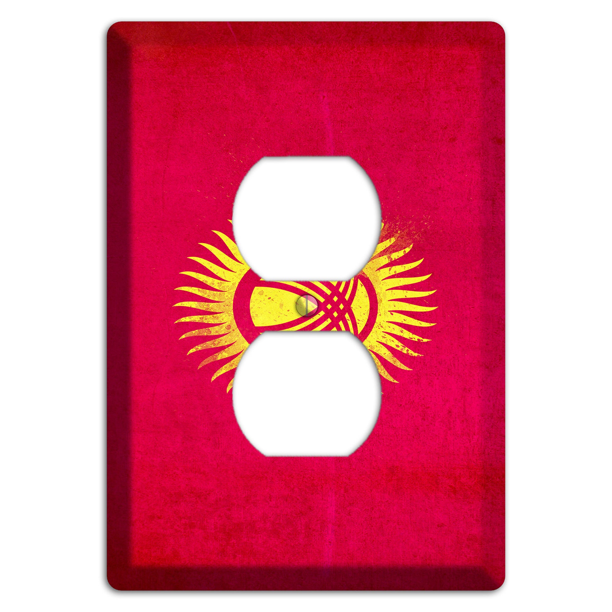 Kyrgyzstan Cover Plates Duplex Outlet Wallplate