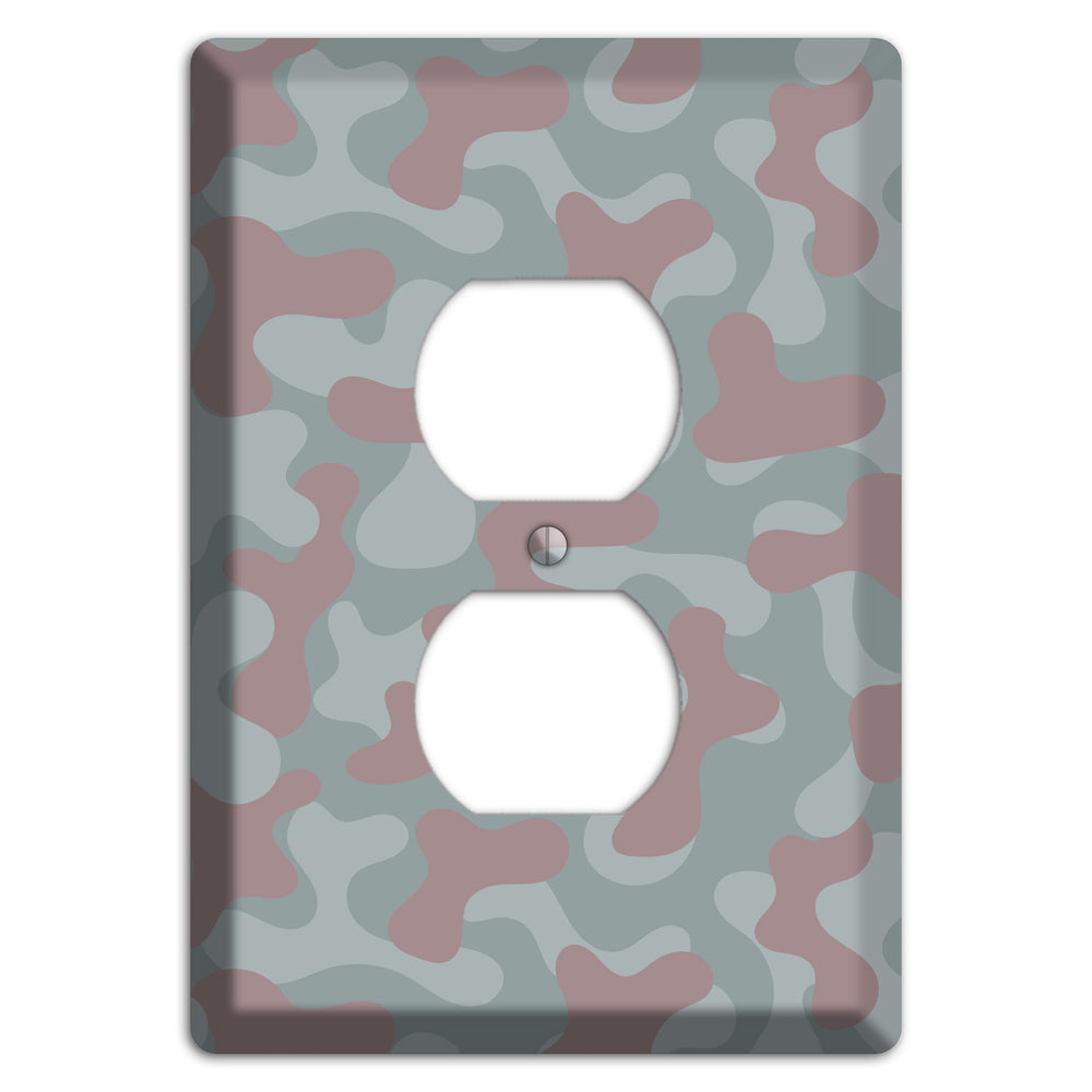 Afghanistan Blotch 1 Camo Duplex Outlet Wallplate