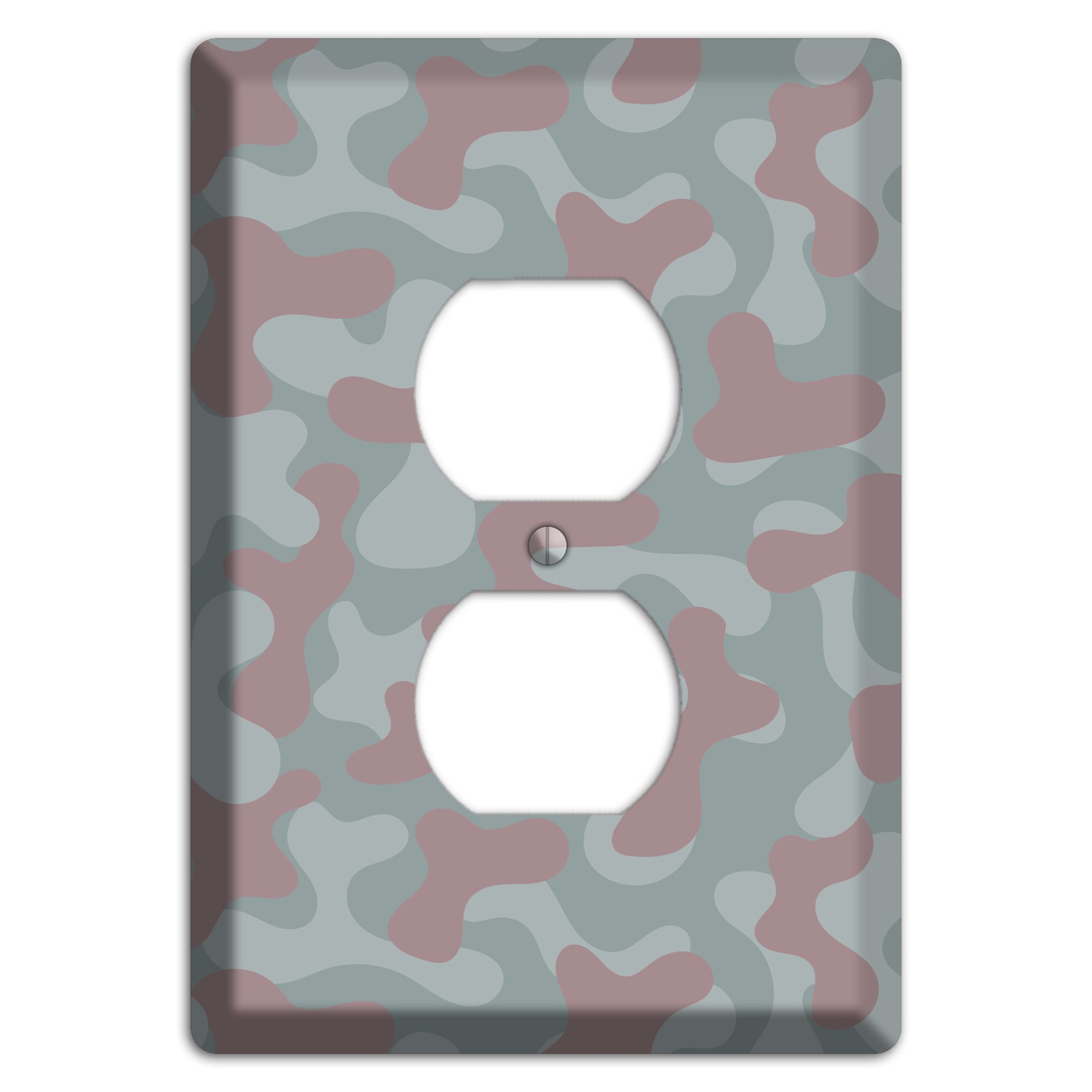 Afghanistan Blotch 1 Camo Duplex Outlet Wallplate