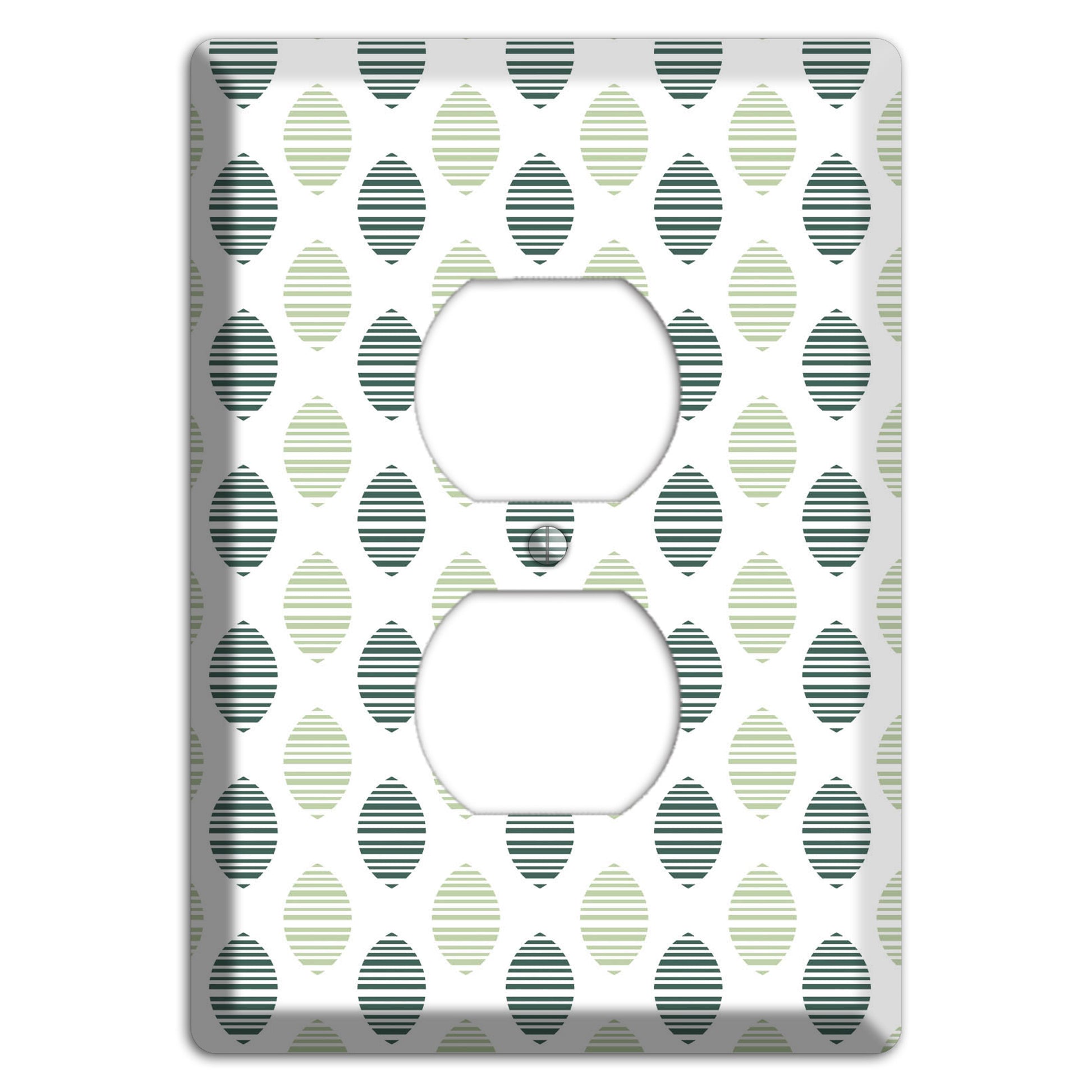 Leaves Style A Duplex Outlet Wallplate