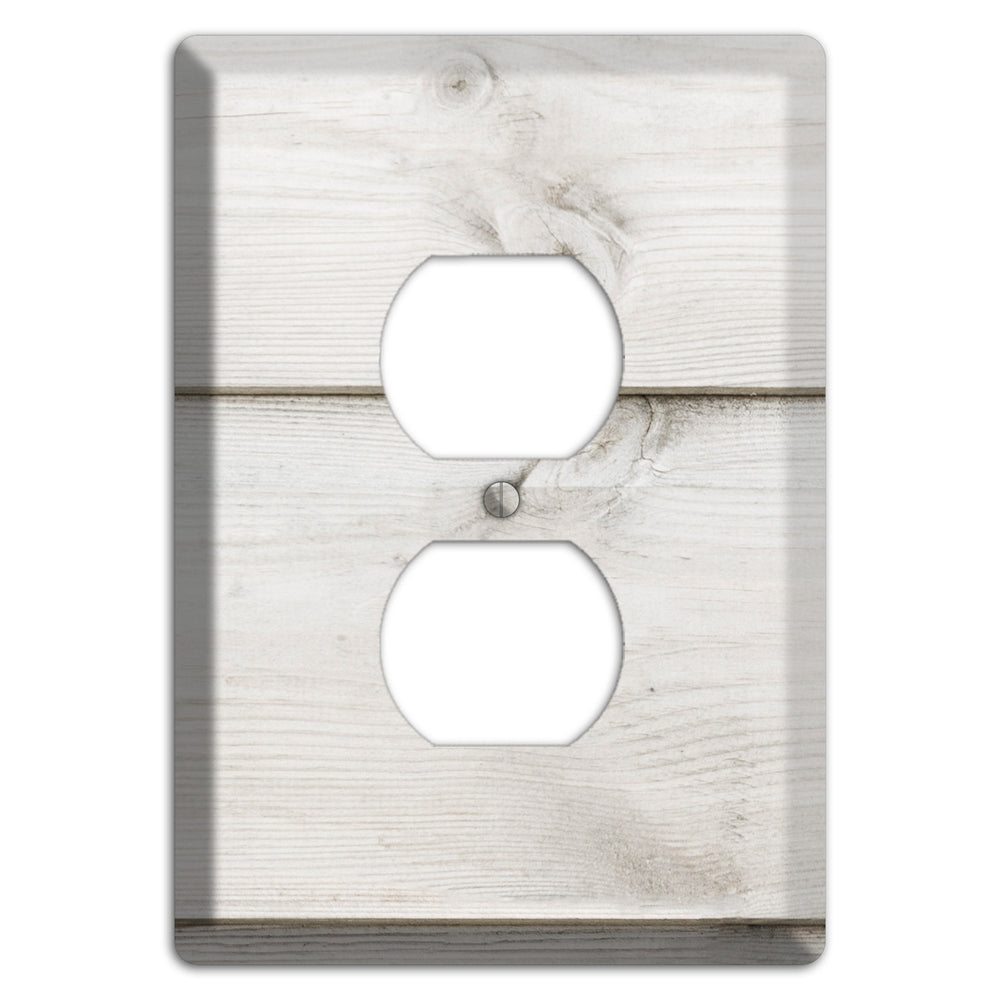 Timberwolf Antique Duplex Outlet Wallplate