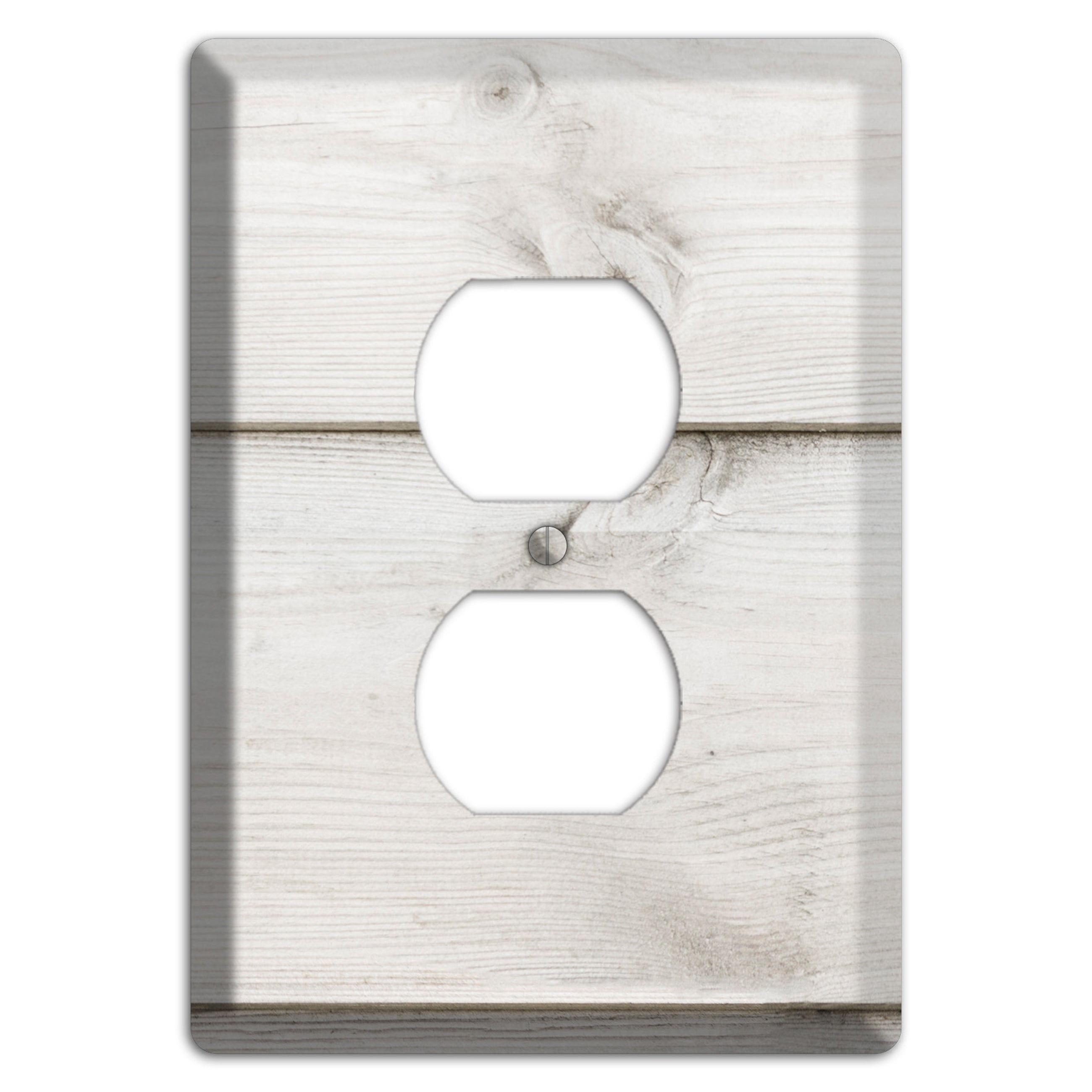 Timberwolf Antique Duplex Outlet Wallplate