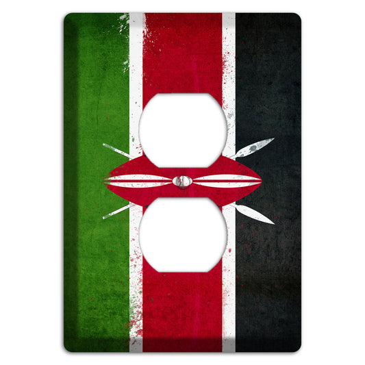 Kenya Cover Plates Duplex Outlet Wallplate