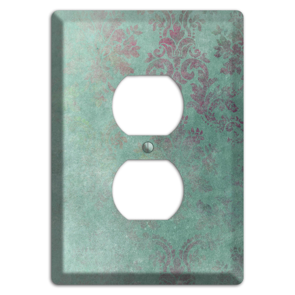Corduroy Whimsical Damask Duplex Outlet Wallplate