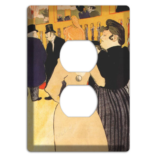 Mome Fromage Vintage Poster Duplex Outlet Wallplate