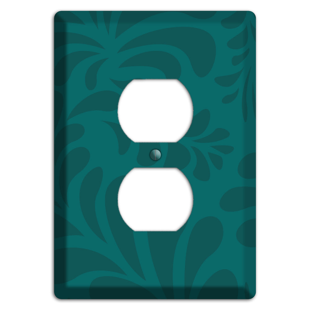 Jade Herati Duplex Outlet Wallplate