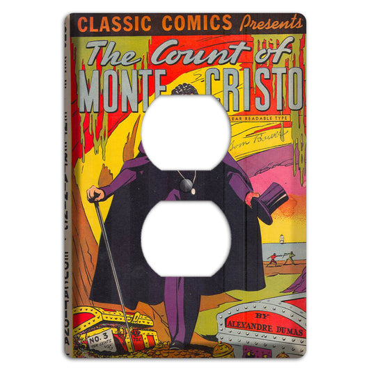 Monte Cristo Vintage Comics Duplex Outlet Wallplate