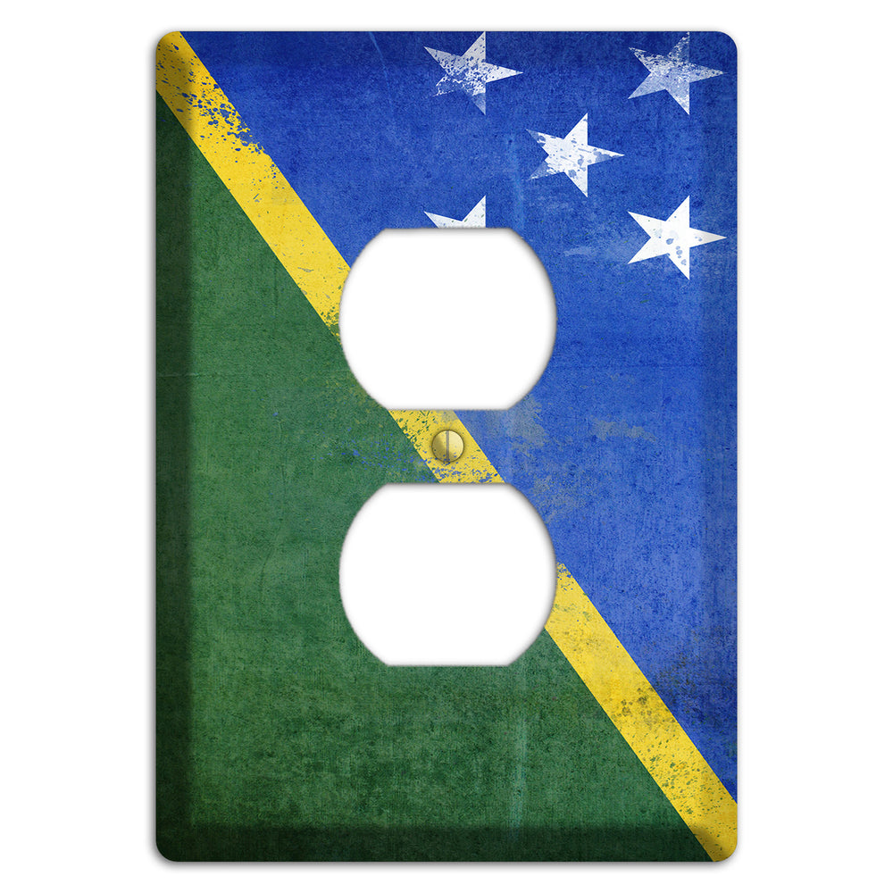Solomon Islands Cover Plates Duplex Outlet Wallplate