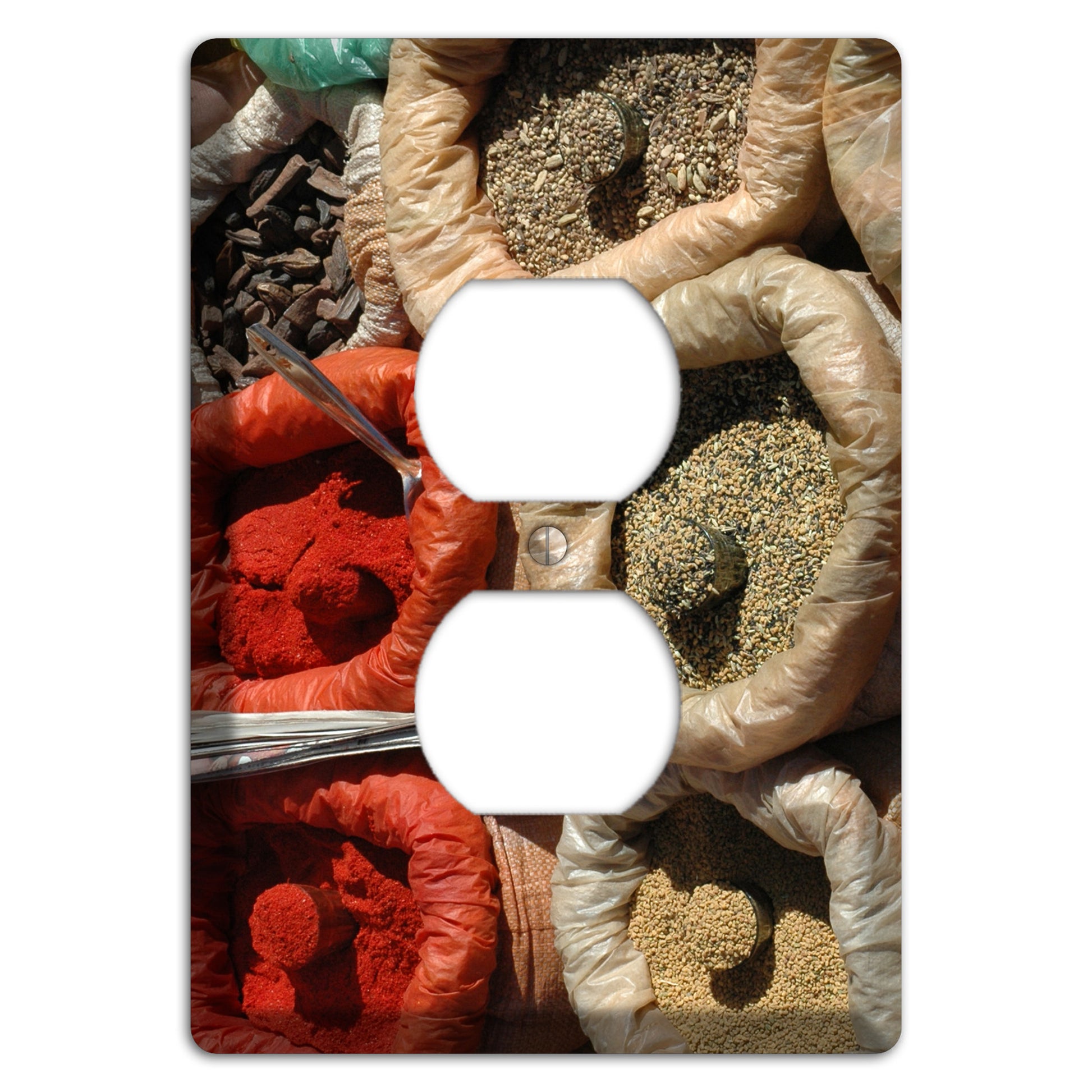 Spices Duplex Outlet Wallplate