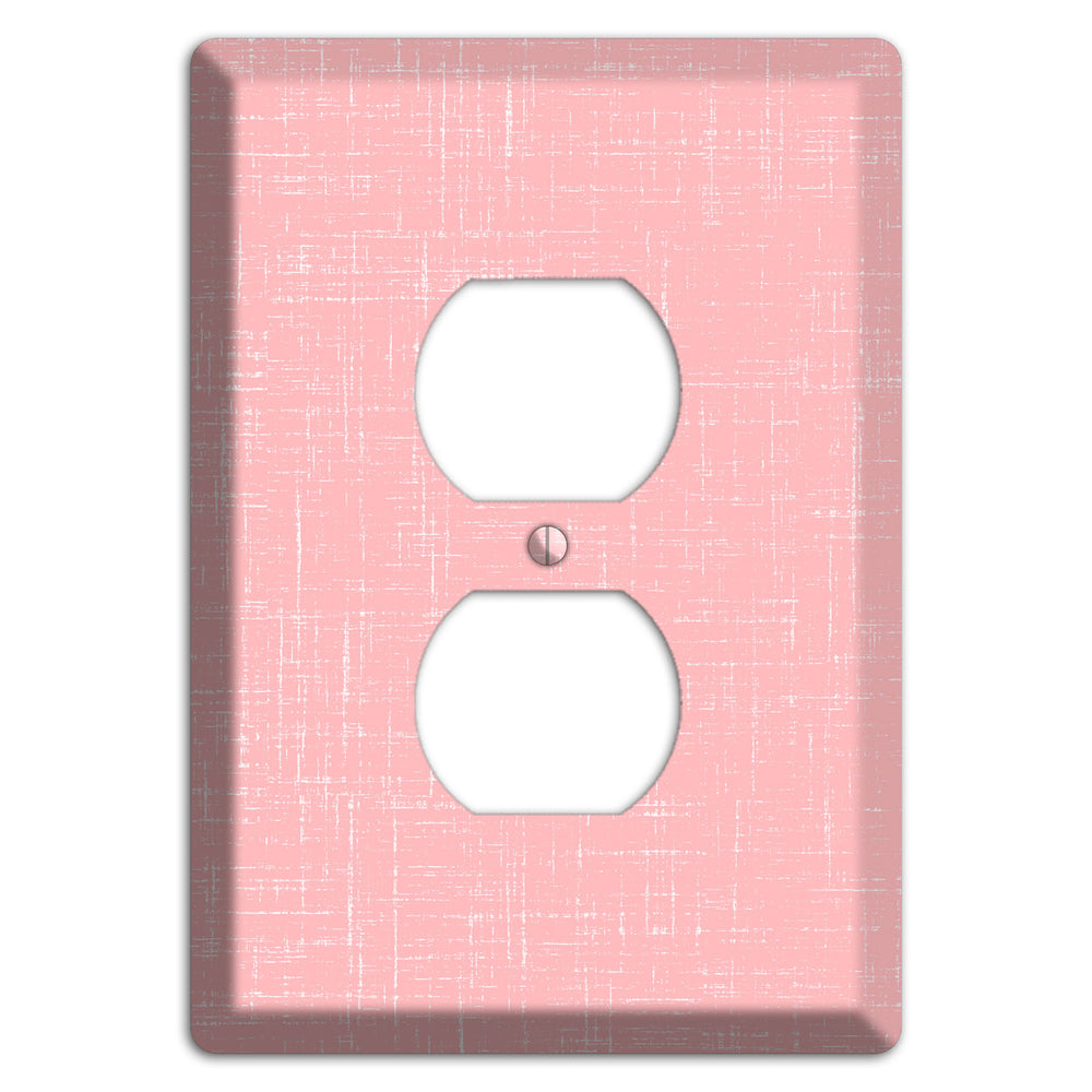 Amber Soft Coral Duplex Outlet Wallplate
