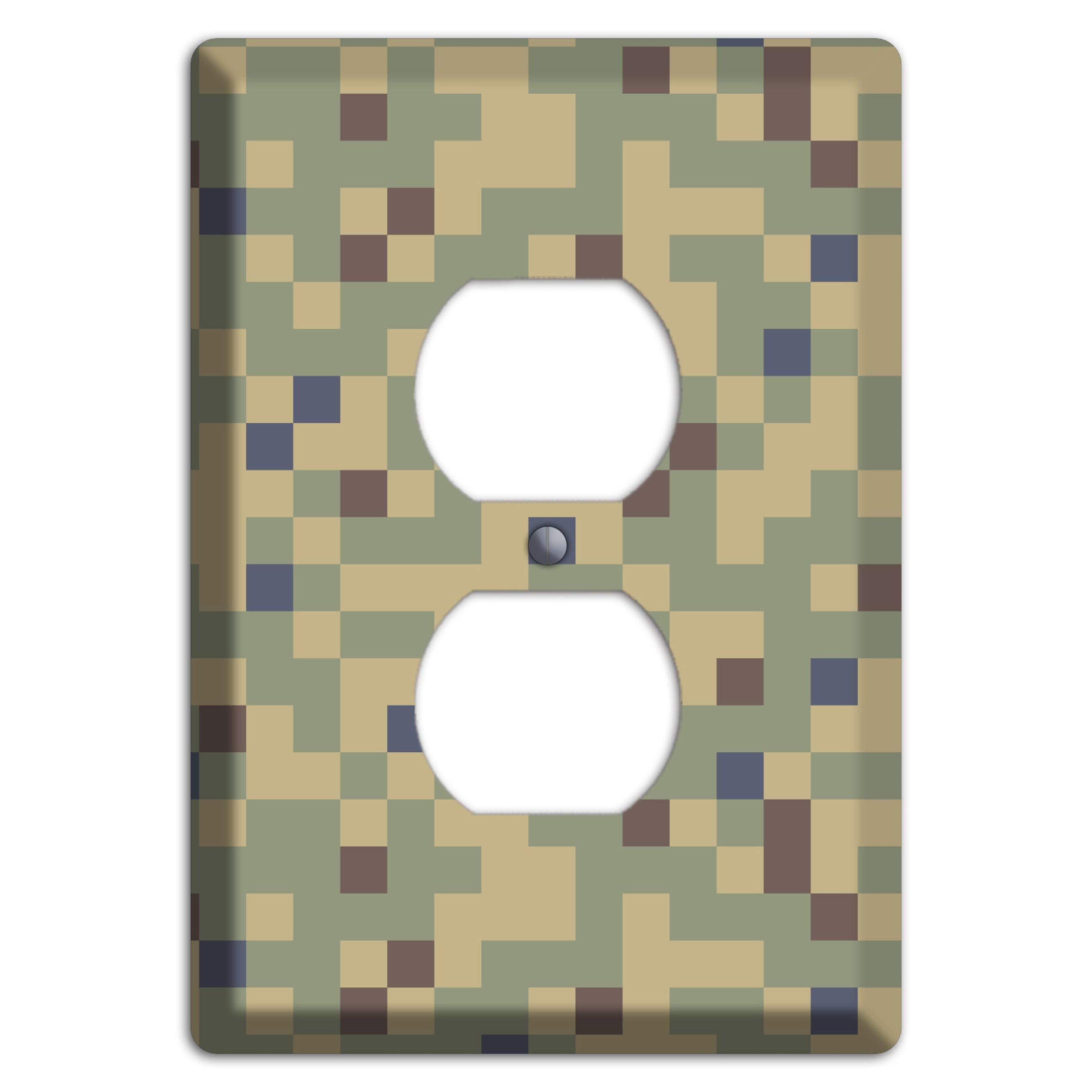 Dual Tex Camo Duplex Outlet Wallplate