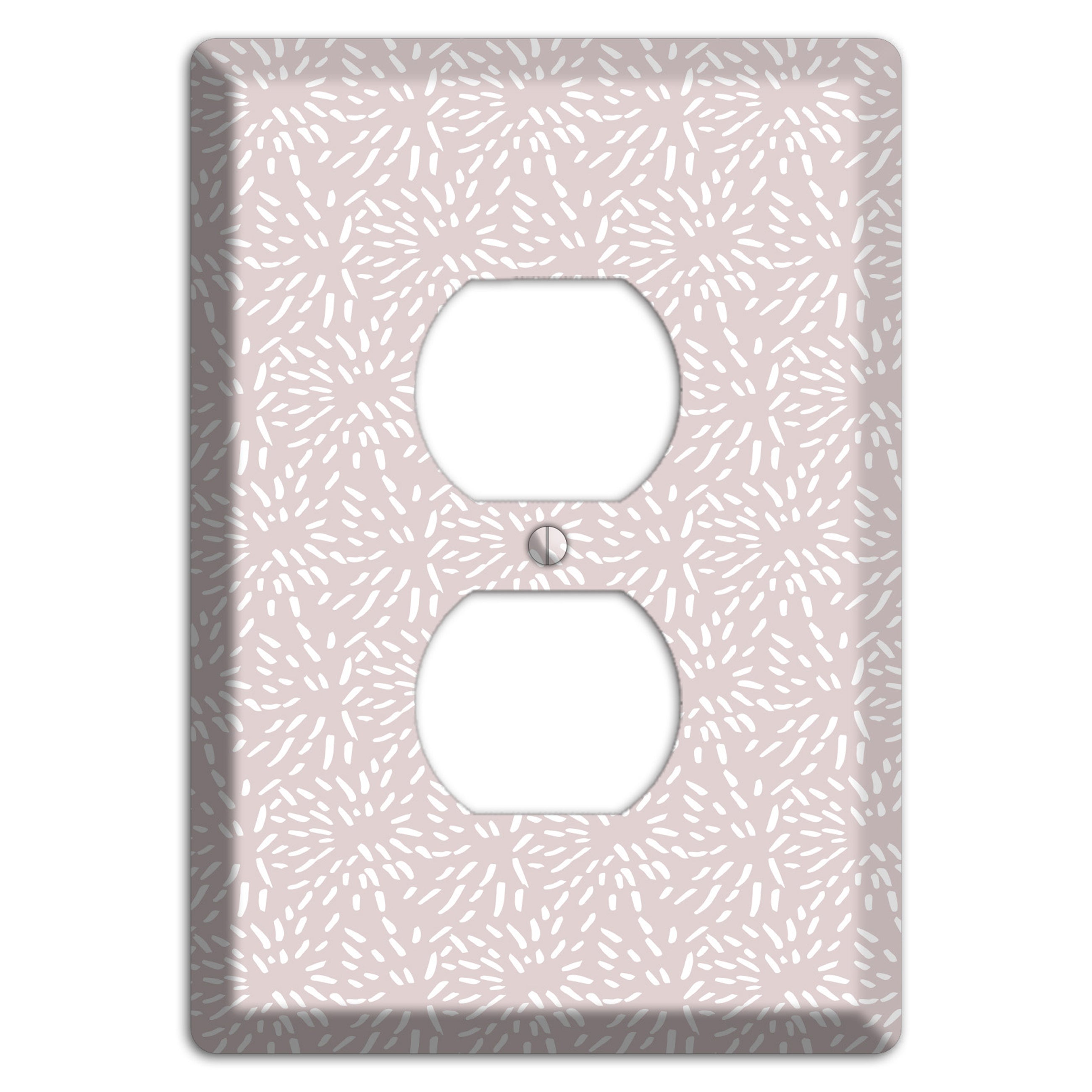 Abstract 8 Duplex Outlet Wallplate