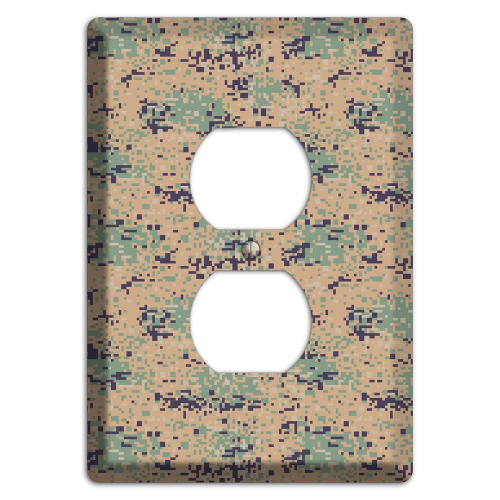 Marpat Woodland Camo Duplex Outlet Wallplate