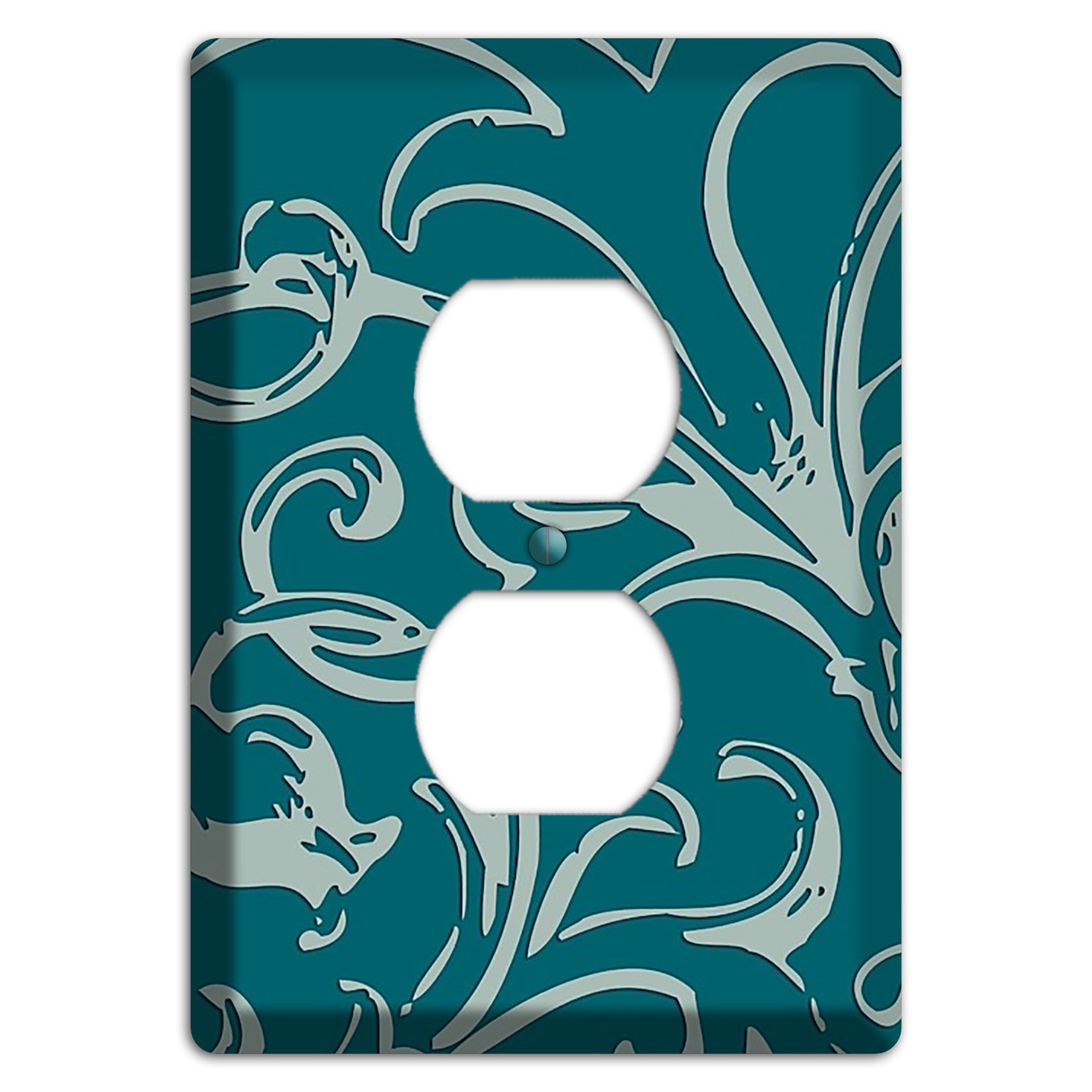 Victorian Teal Duplex Outlet Wallplate