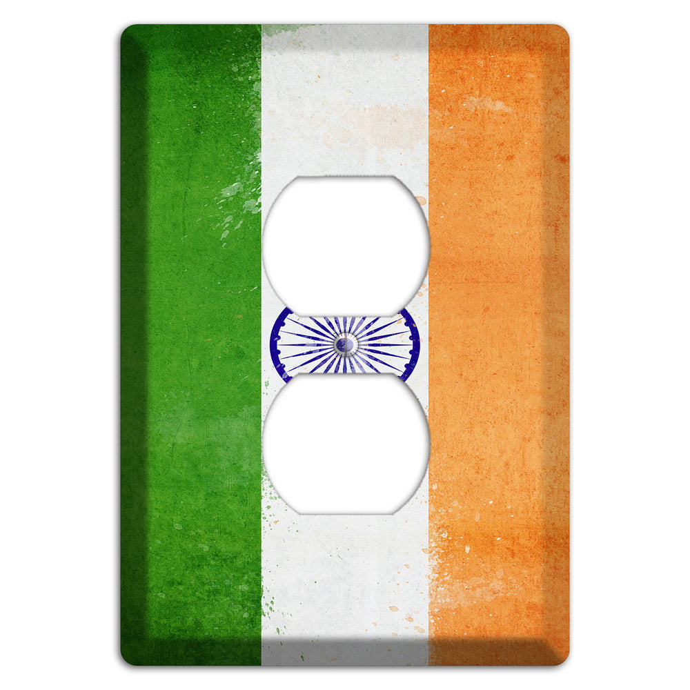 India Cover Plates Duplex Outlet Wallplate