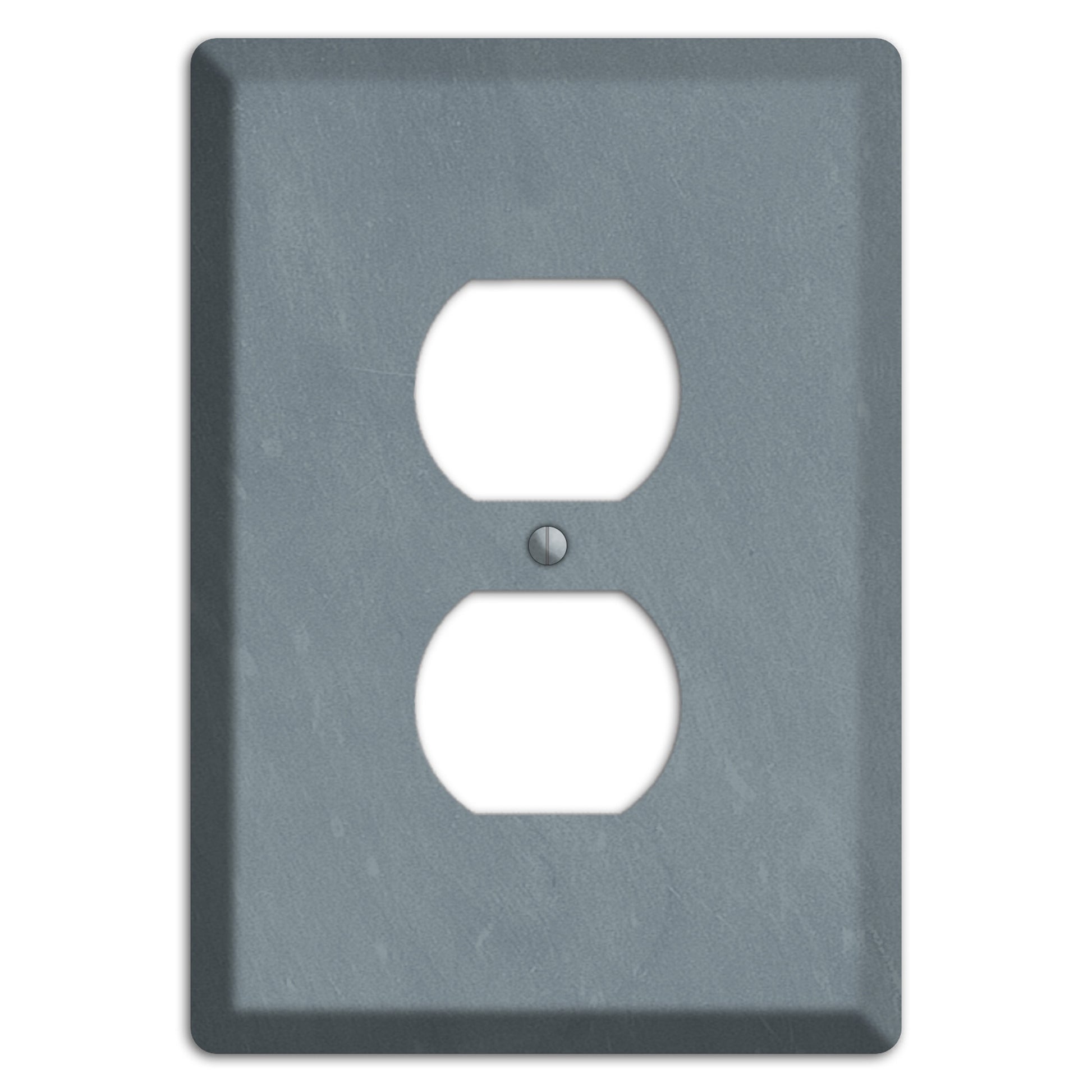 Chalk Slate Duplex Outlet Wallplate