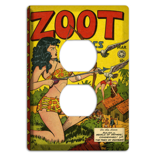 Zoot Vintage Comics Duplex Outlet Wallplate