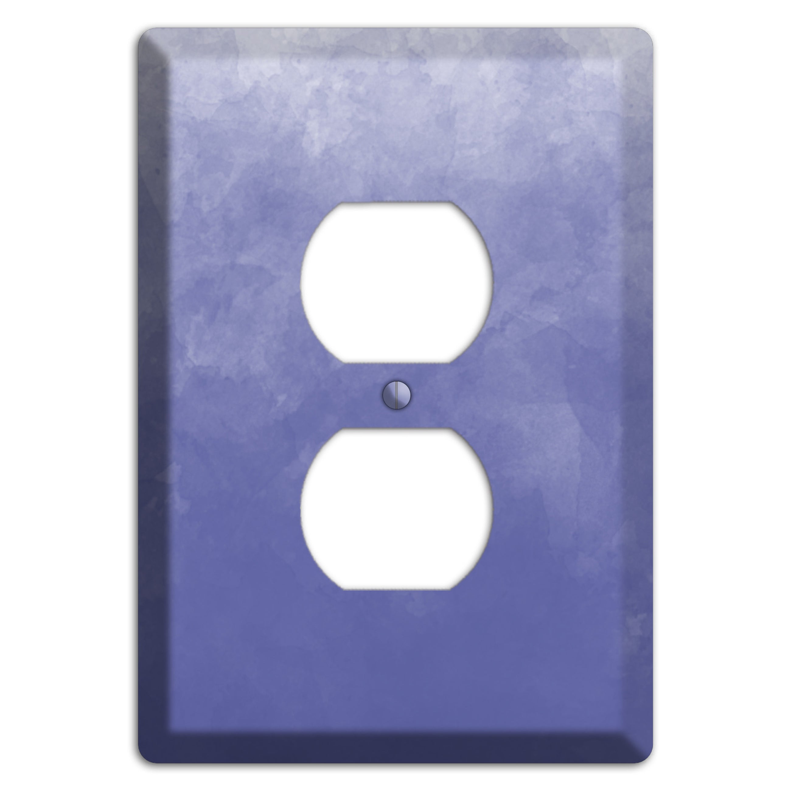 Blue Ombre Duplex Outlet Wallplate