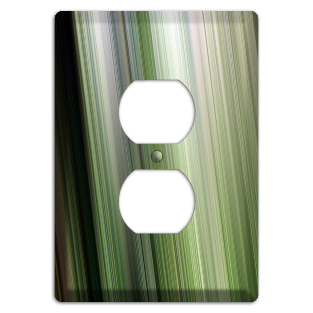 Green Ray of Light 2 Duplex Outlet Wallplate