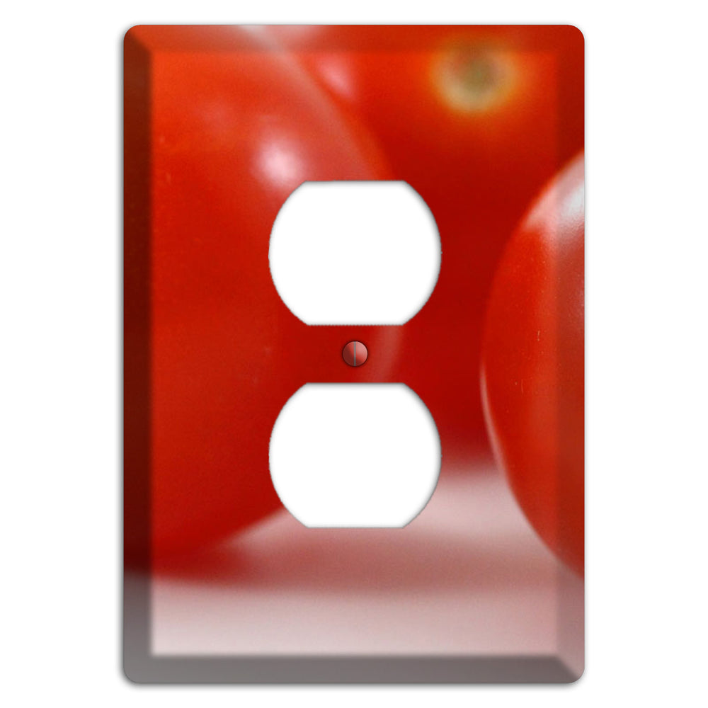 Tomoatoes Large Duplex Outlet Wallplate